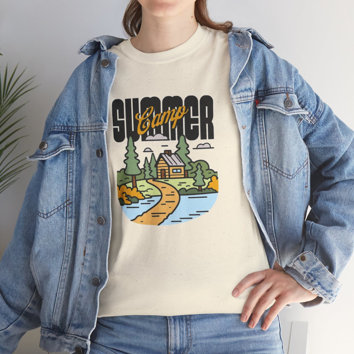 Summer Camp Tee — Retro Lakeside Cottage Graphic T-Shirt