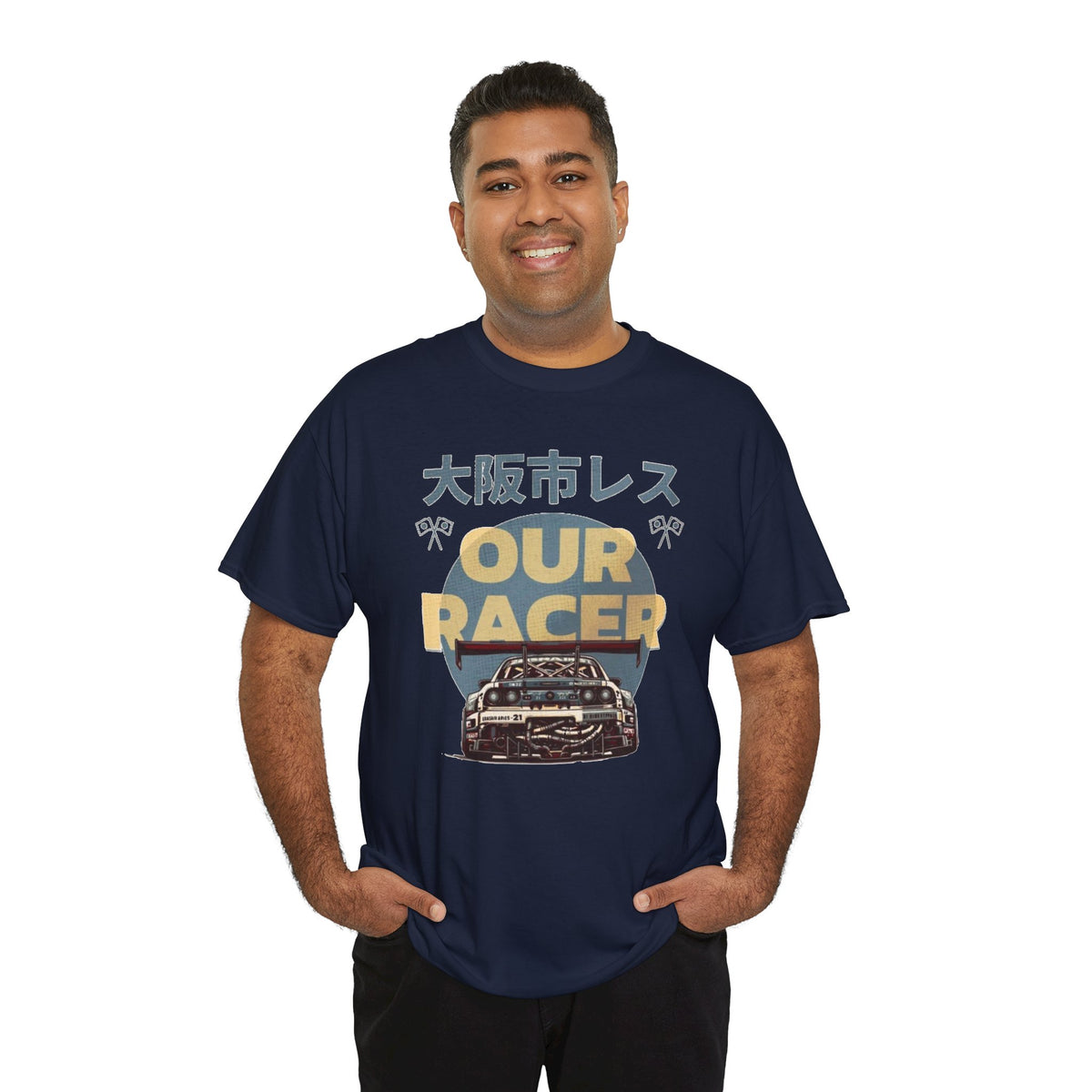 Racer Tee — Our Racer Japanese Racing Car Graphic Shirt