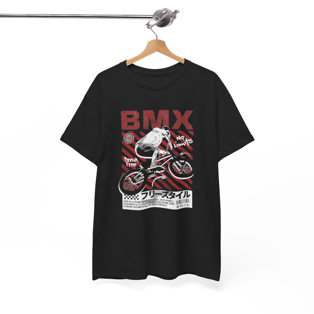 BMX Freestyle Tee - Retro Japanese BMX Graphic Shirt