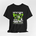 New York Graffiti Butterfly Tee — Street Skate Graphic T-Shirt