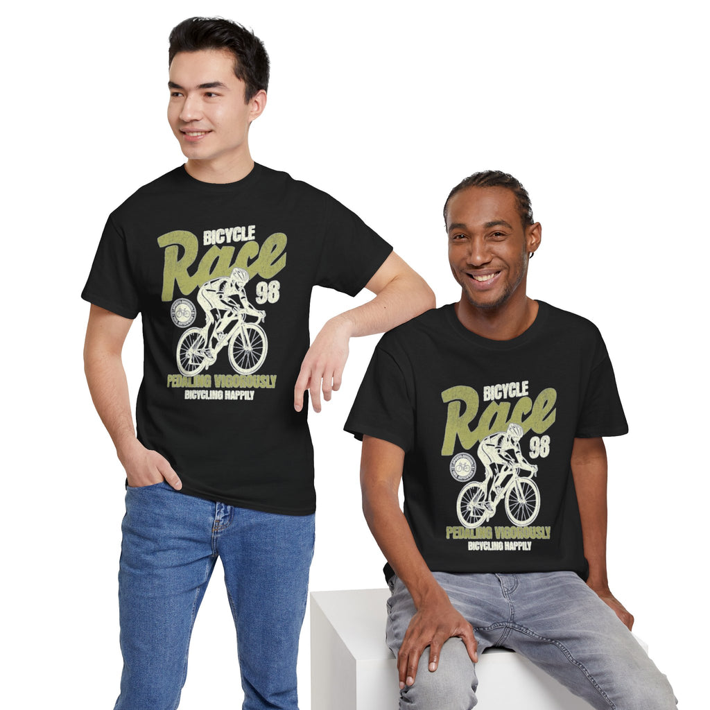 Bicycle Race 98 Vintage Cycling Tee — Retro Bike Rider Graphic T‑Shirt