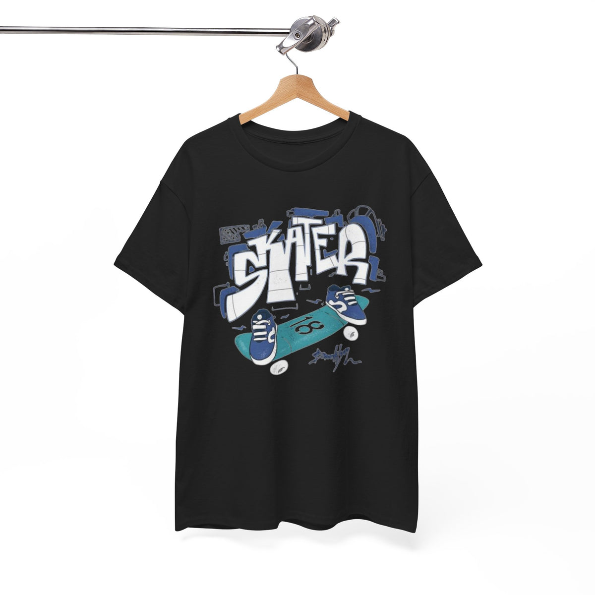 Skater Graffiti Skateboard Unisex Tee