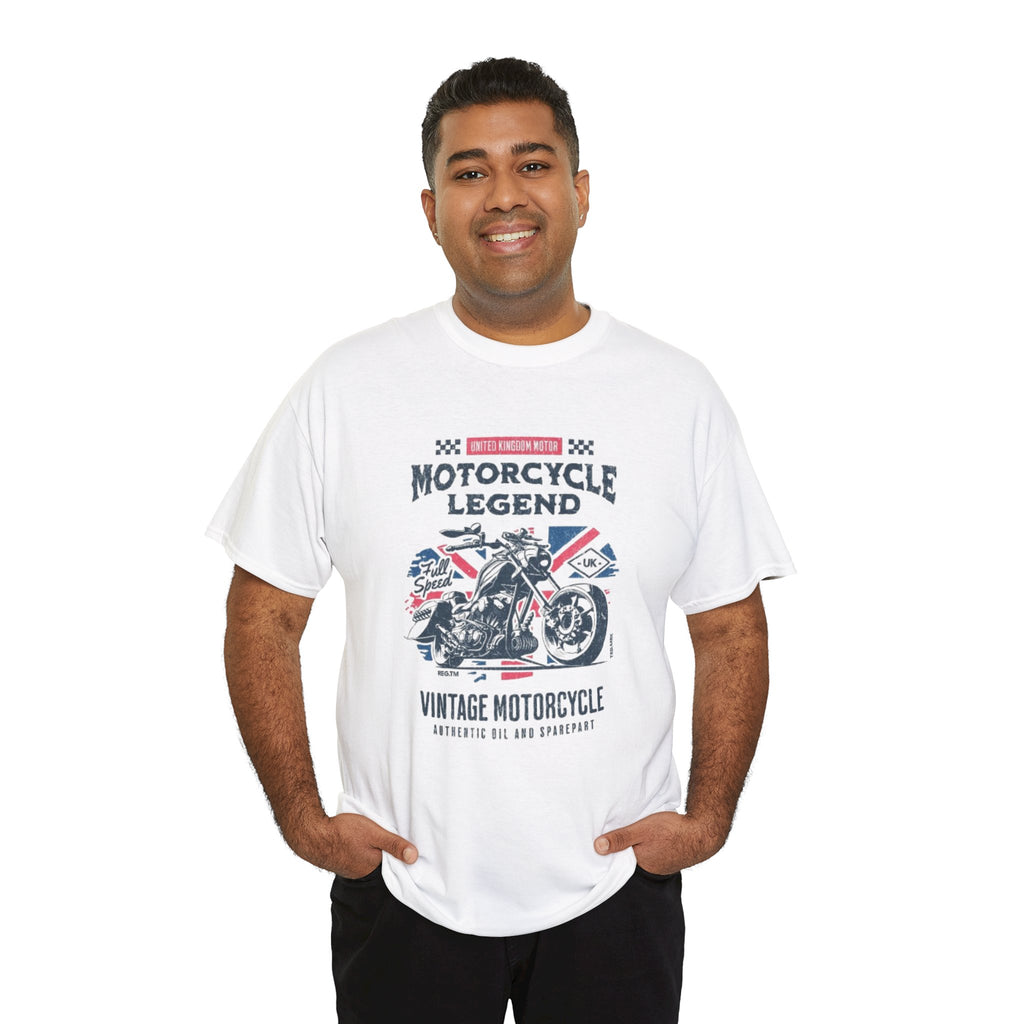 Motorcycle Legend Tee - Vintage Motorcycle Graphic T-Shirt