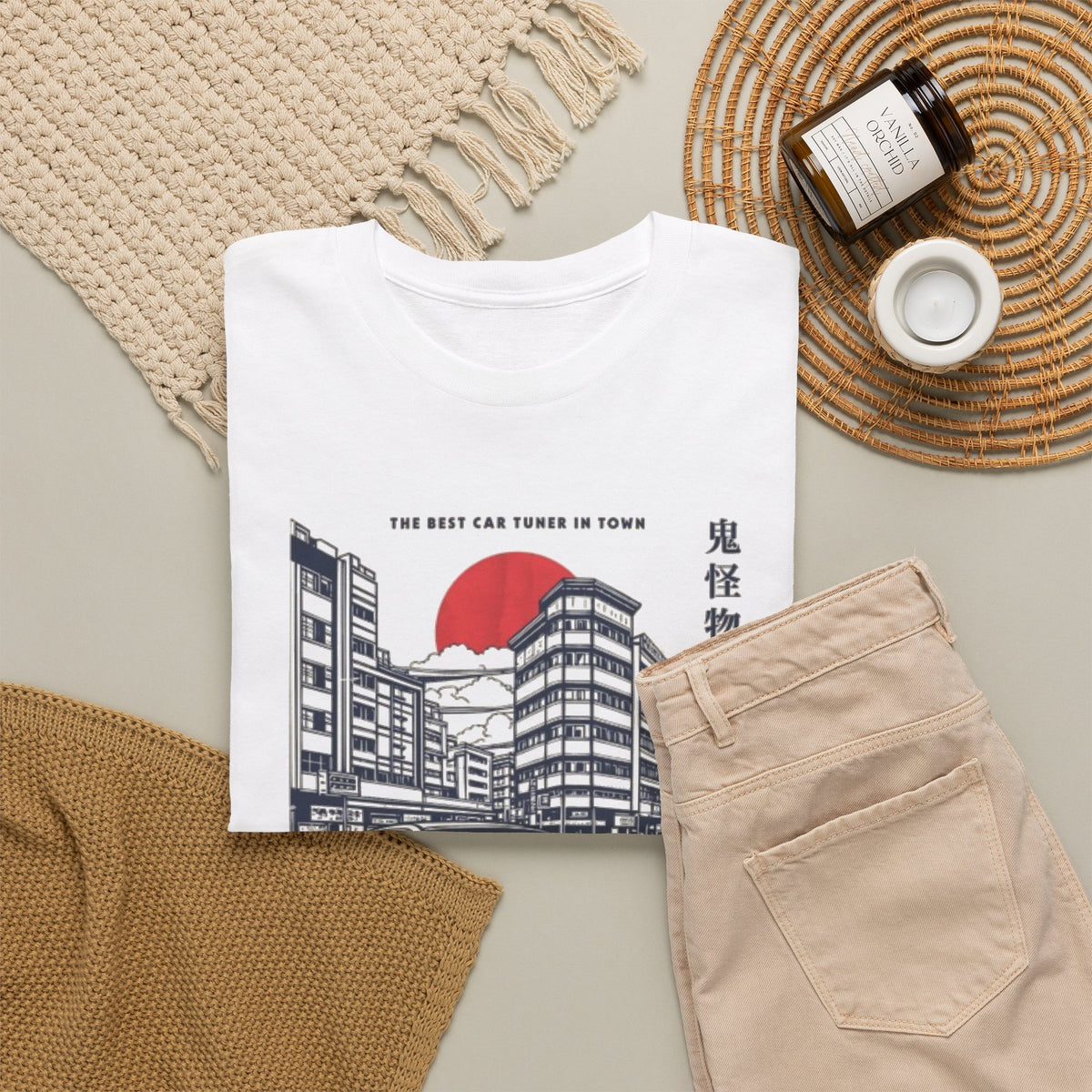 JDM Skyline Car Tee — "demonsta" Japanese Street Racing Graphic Shirt