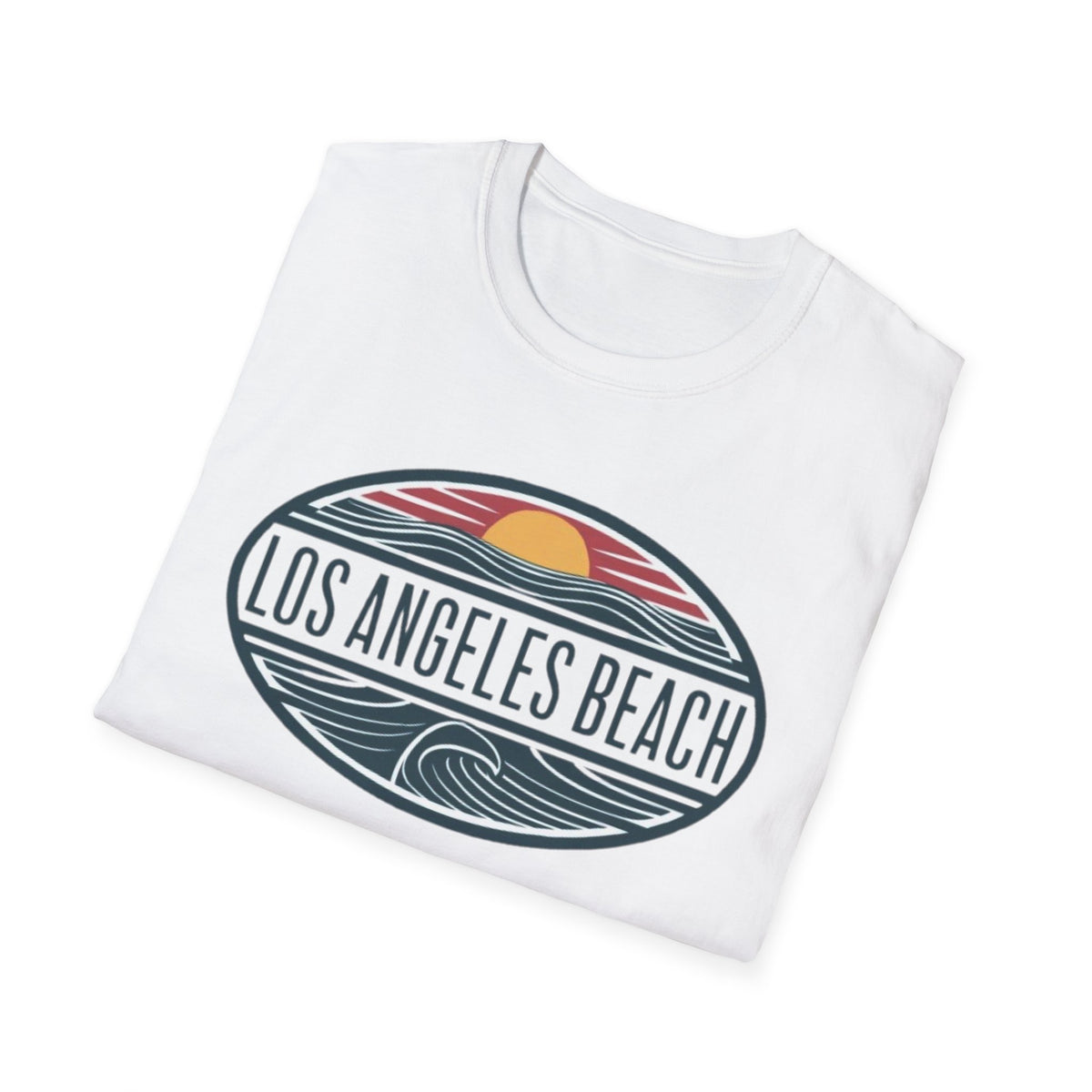 Los Angeles Beach T-Shirt — Retro Sunset Surf Graphic Tee