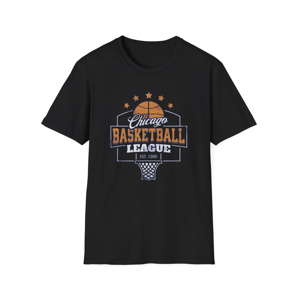 Chicago Basketball League T-Shirt — Vintage Hoop Fan Tee