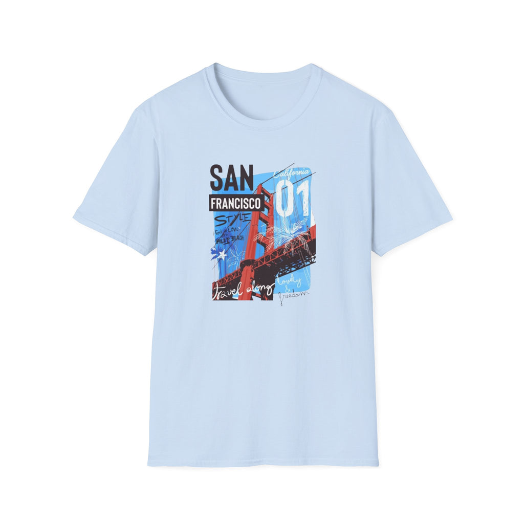 San Francisco Graphic T-Shirt — Golden Gate 01 Vintage City Tee
