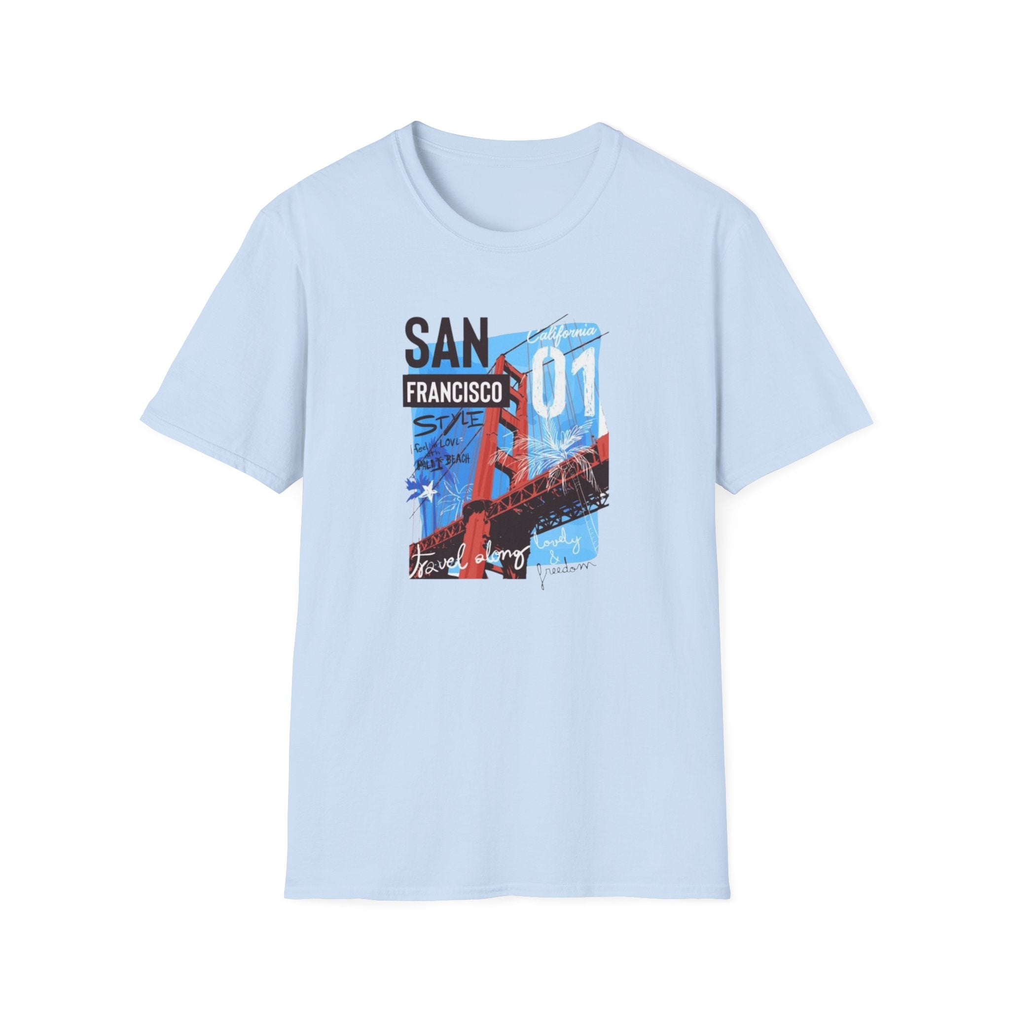 San Francisco Graphic T-Shirt — Golden Gate 01 Vintage City Tee
