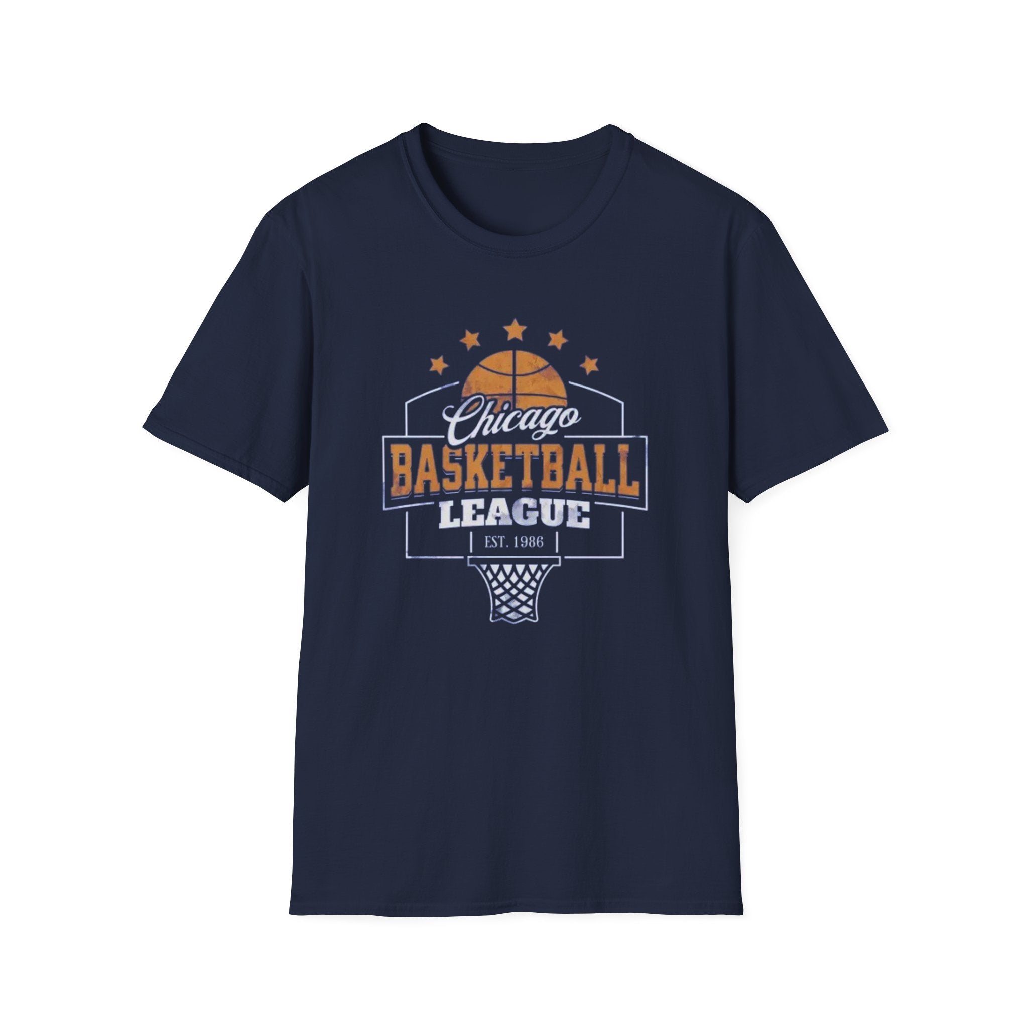 Chicago Basketball League T-Shirt — Vintage Hoop Fan Tee