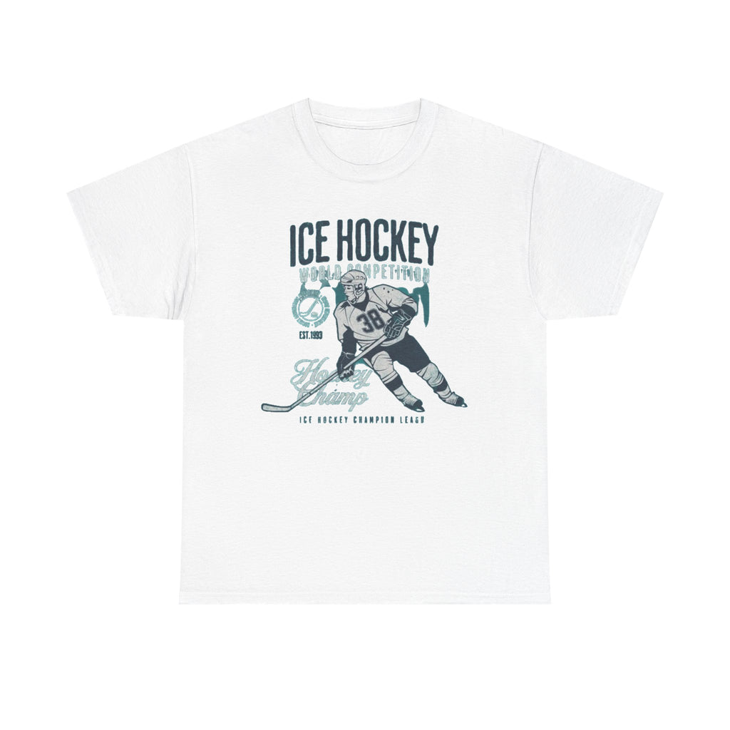 Ice Hockey Player Vintage Graphic Tee