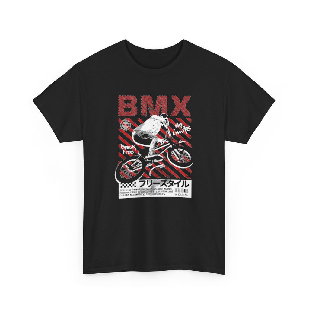 BMX Freestyle Tee - Retro Japanese BMX Graphic Shirt