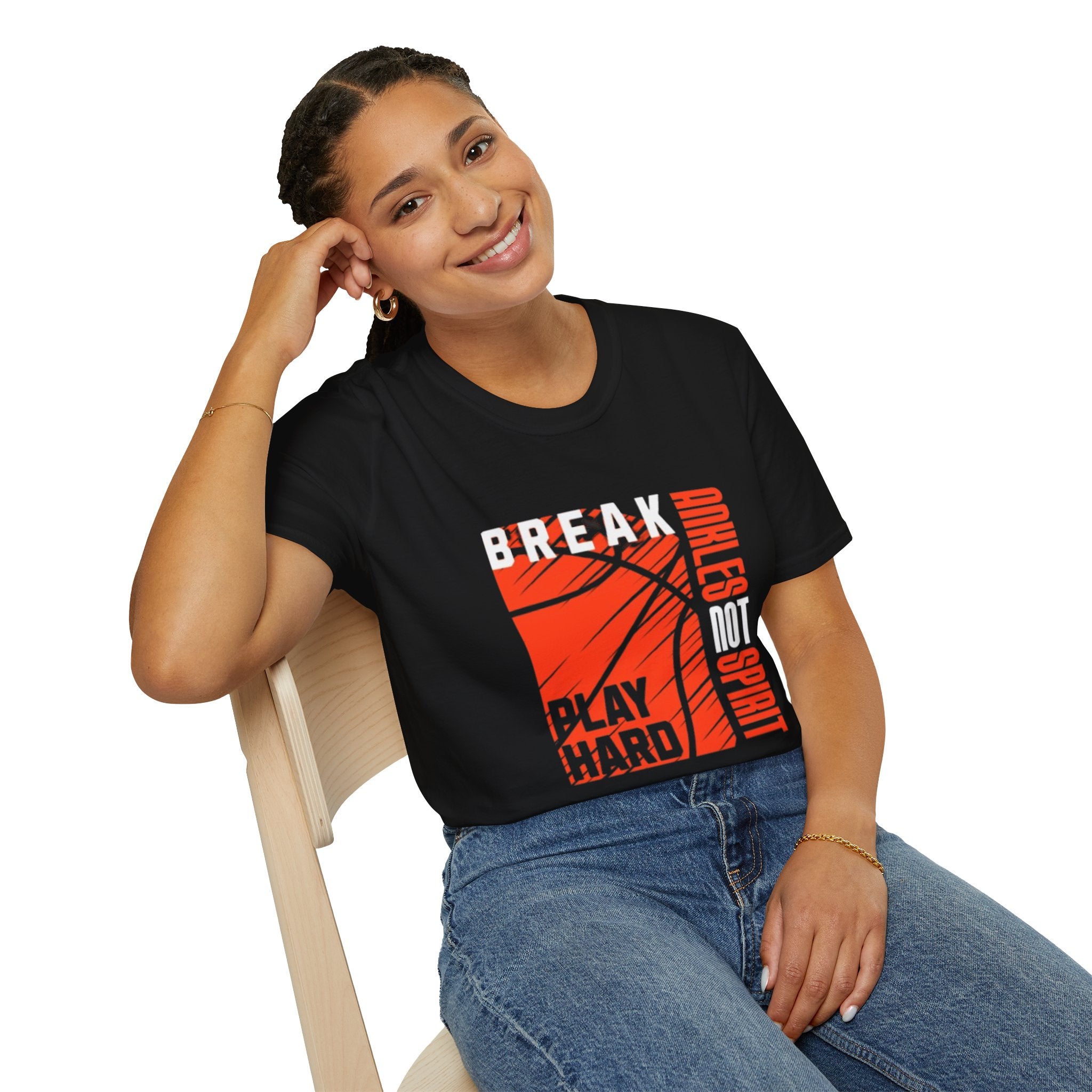 Break the Limit Baketball Unisex T-Shirt - Sports Motivational Tee