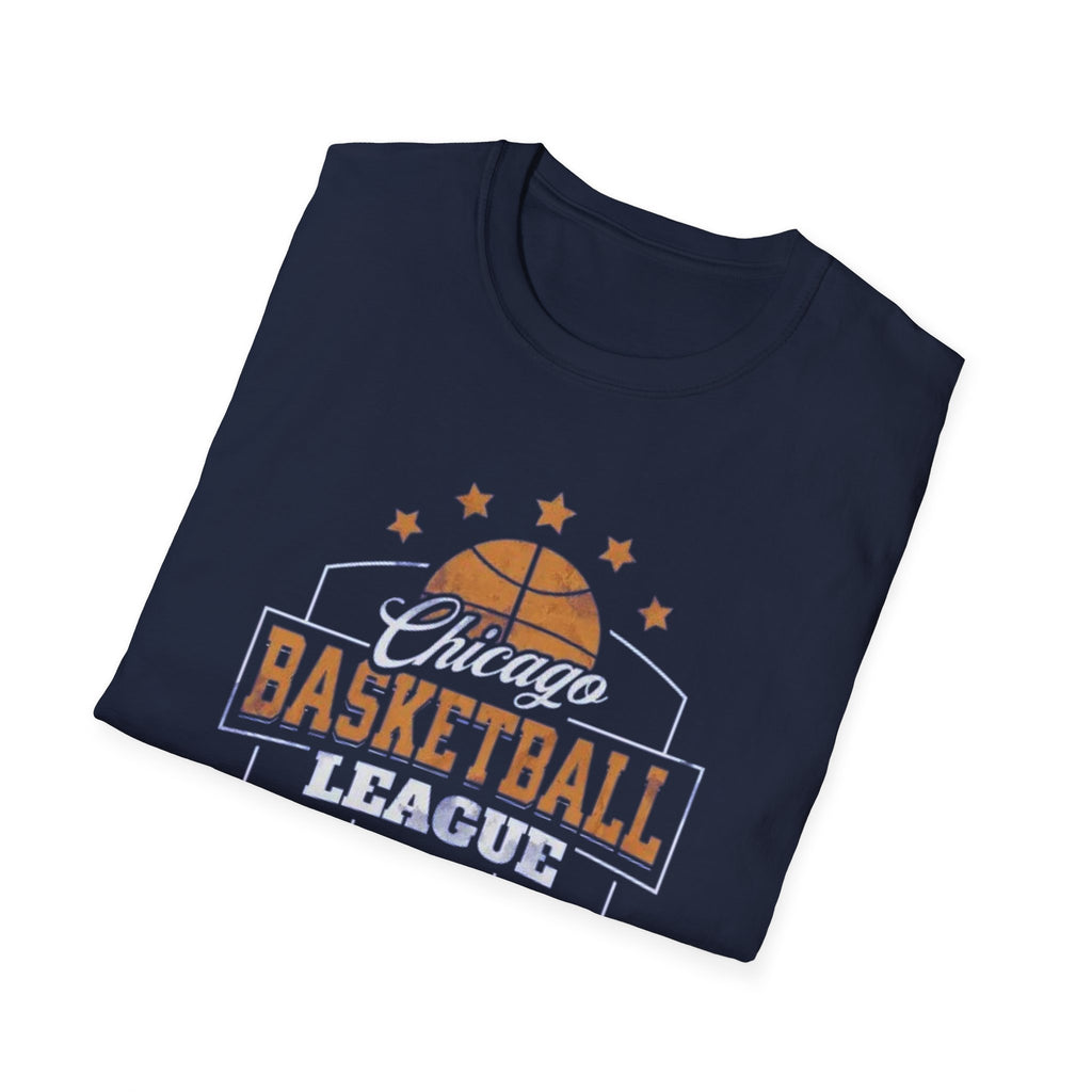 Chicago Basketball League T-Shirt — Vintage Hoop Fan Tee