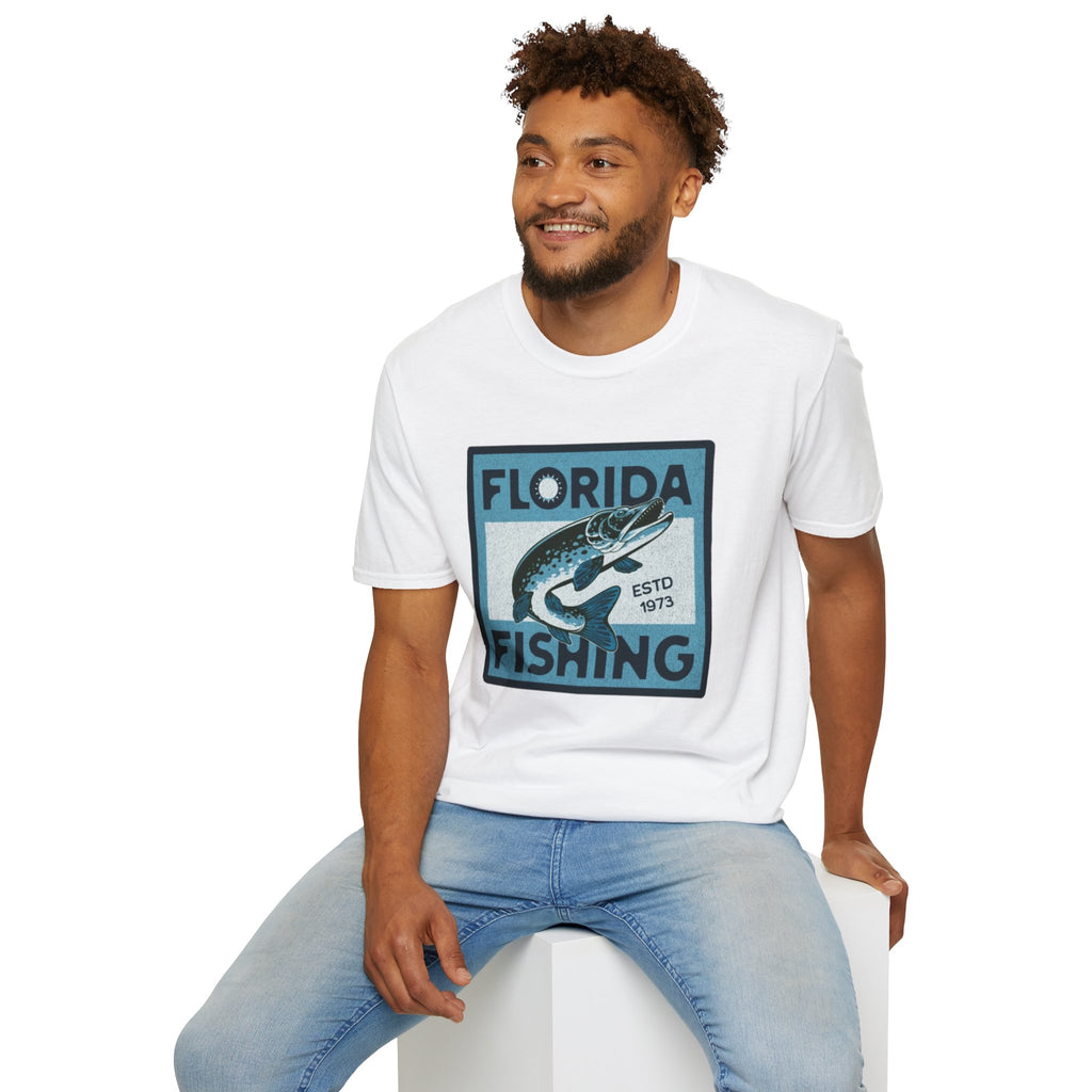 Florida Fishing T-Shirt — Vintage Tarpon Graphic Tee