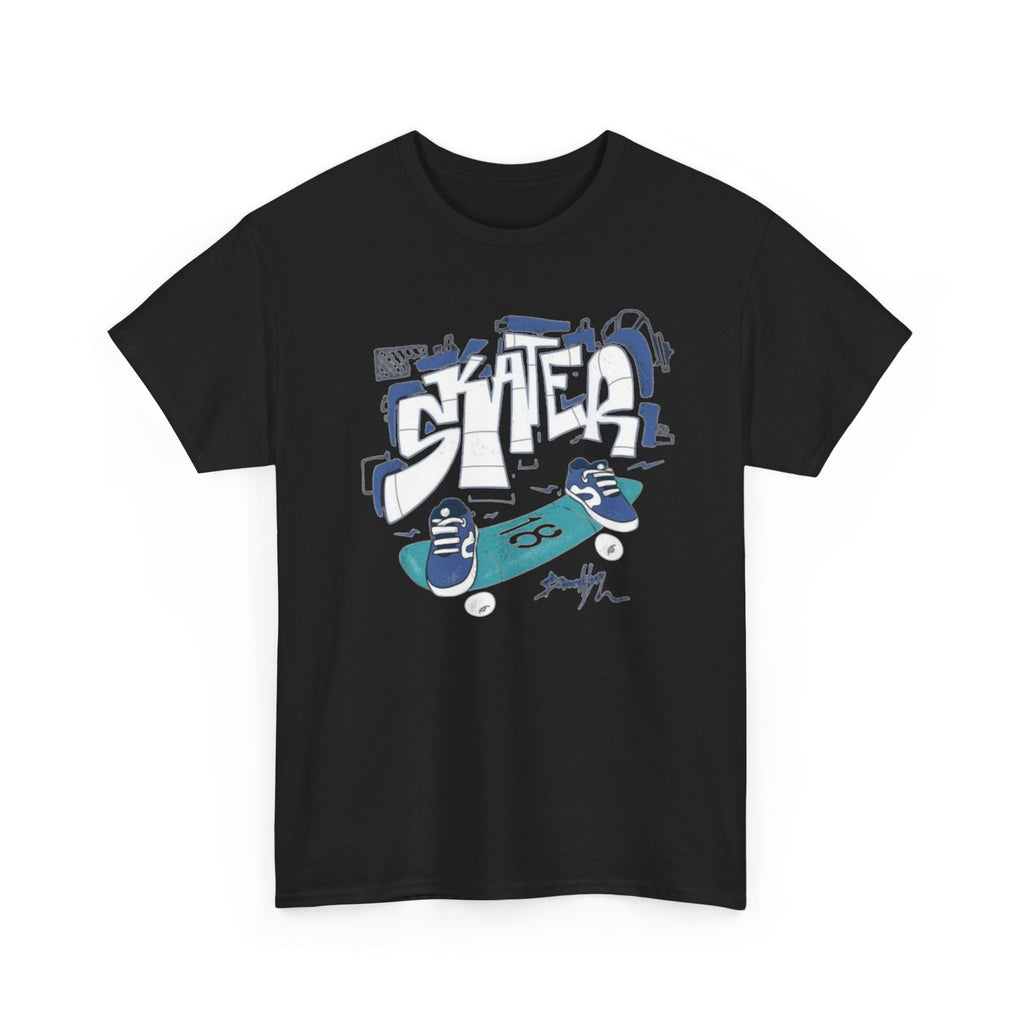 Skater Graffiti Skateboard Unisex Tee