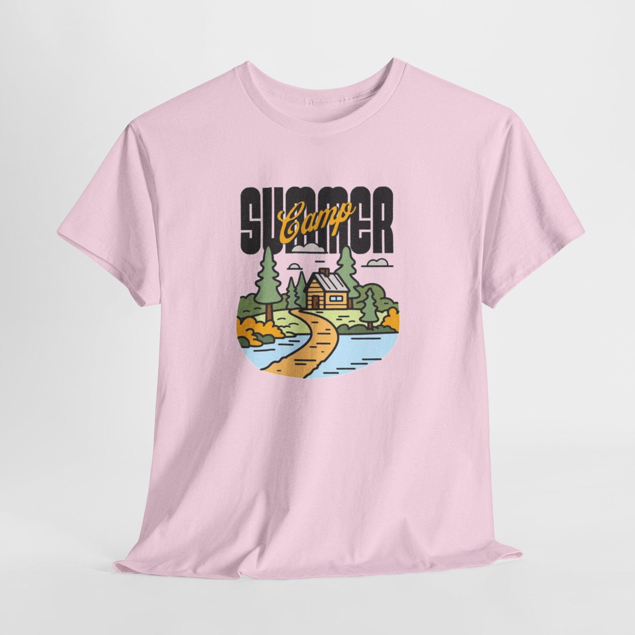 Summer Camp Tee — Retro Lakeside Cottage Graphic T-Shirt