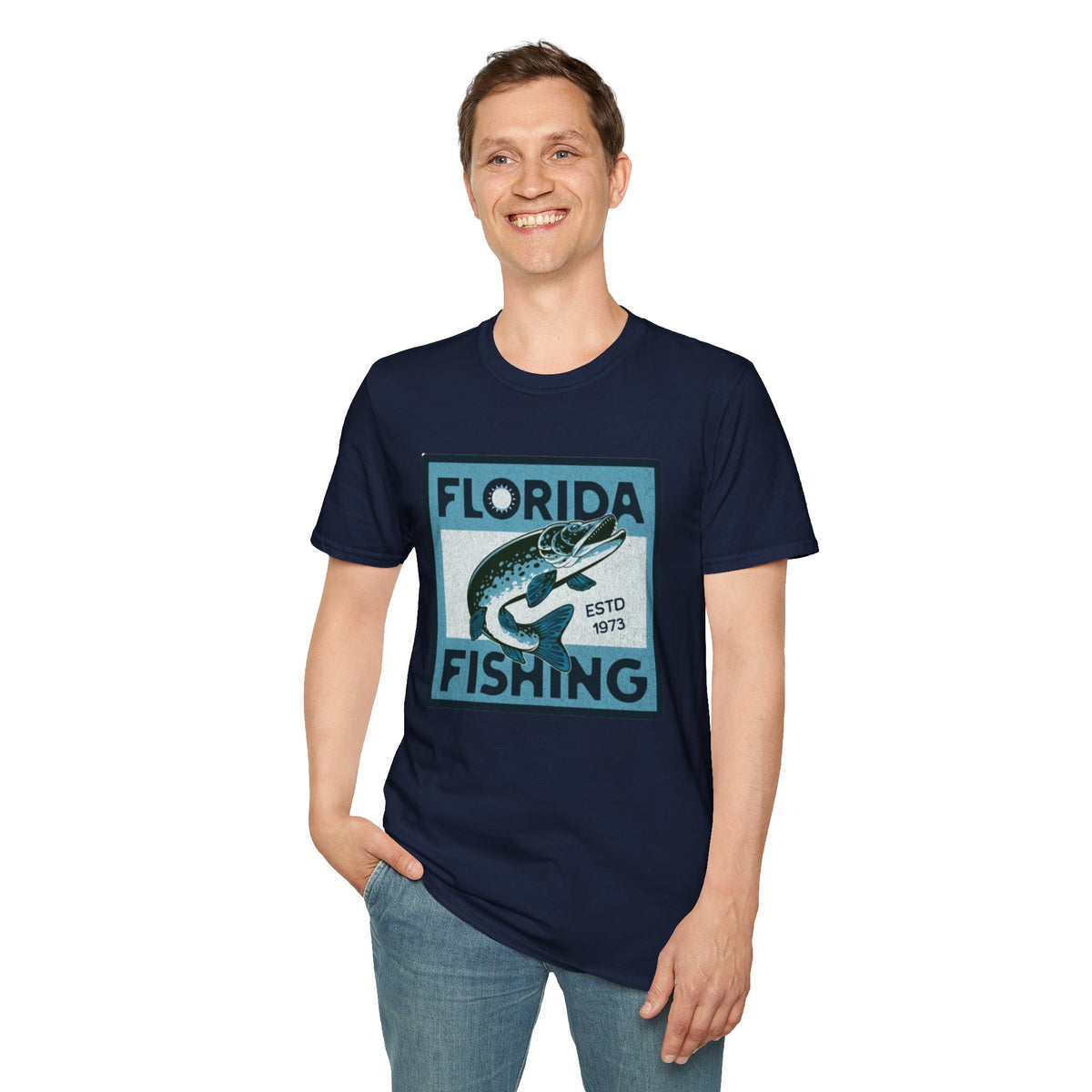 Florida Fishing T-Shirt — Vintage Tarpon Graphic Tee