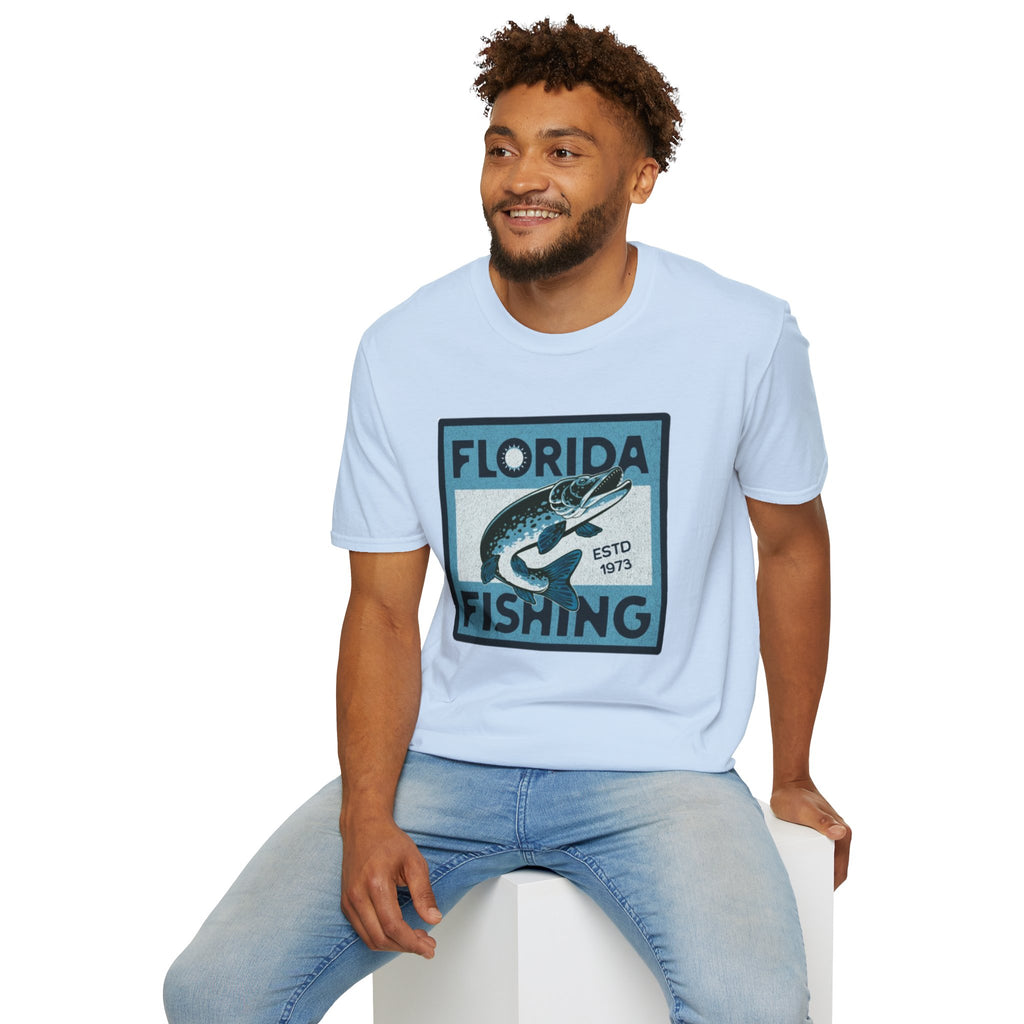 Florida Fishing T-Shirt — Vintage Tarpon Graphic Tee