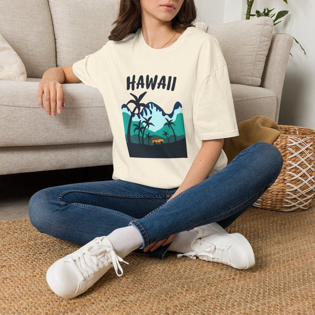 Hawaii Palm Beach T-Shirt — Tropical Sunset Graphic Tee