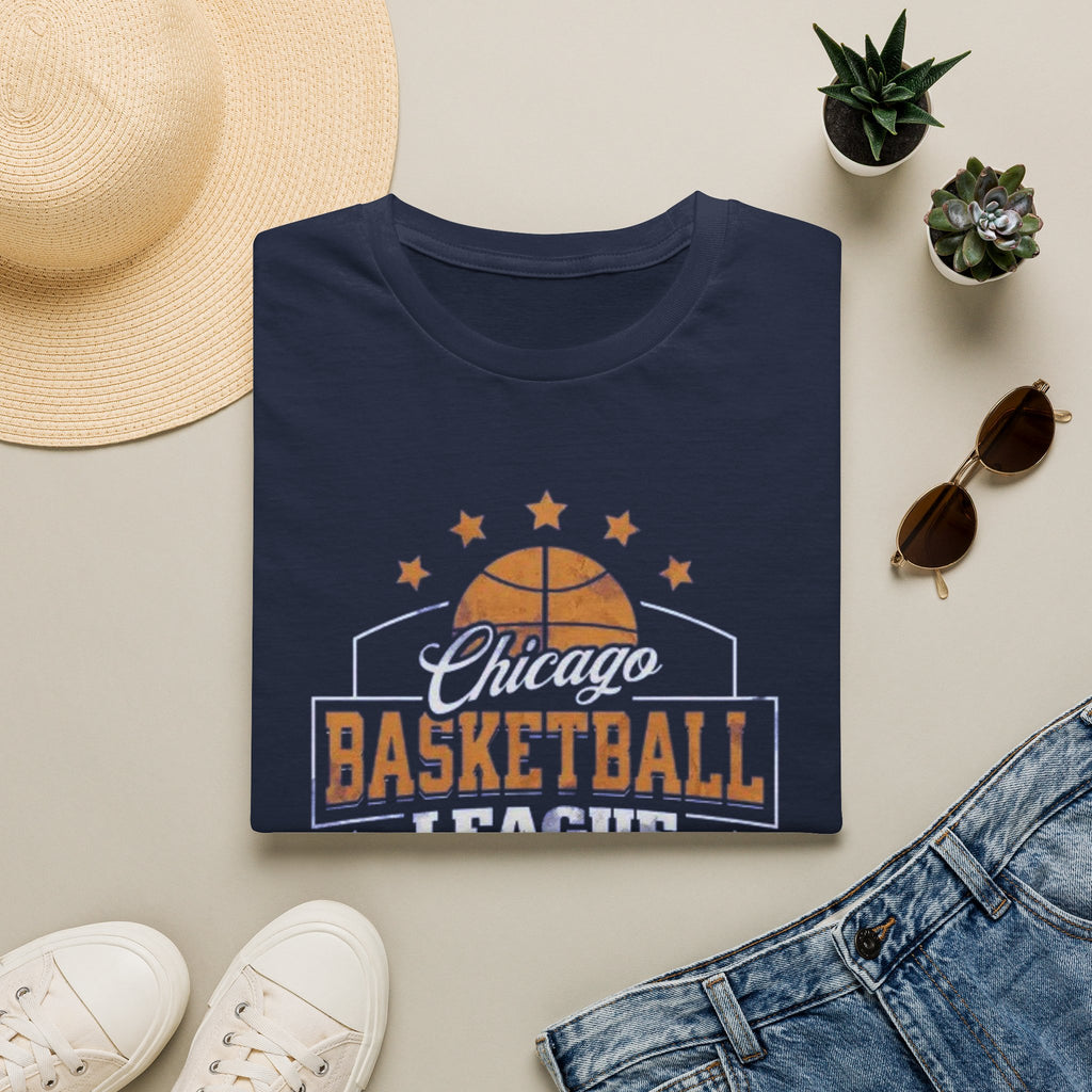 Chicago Basketball League T-Shirt — Vintage Hoop Fan Tee