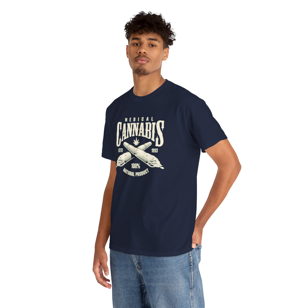 Medical Cannabis T-Shirt — 100% Natural Product Vintage Herb Tee