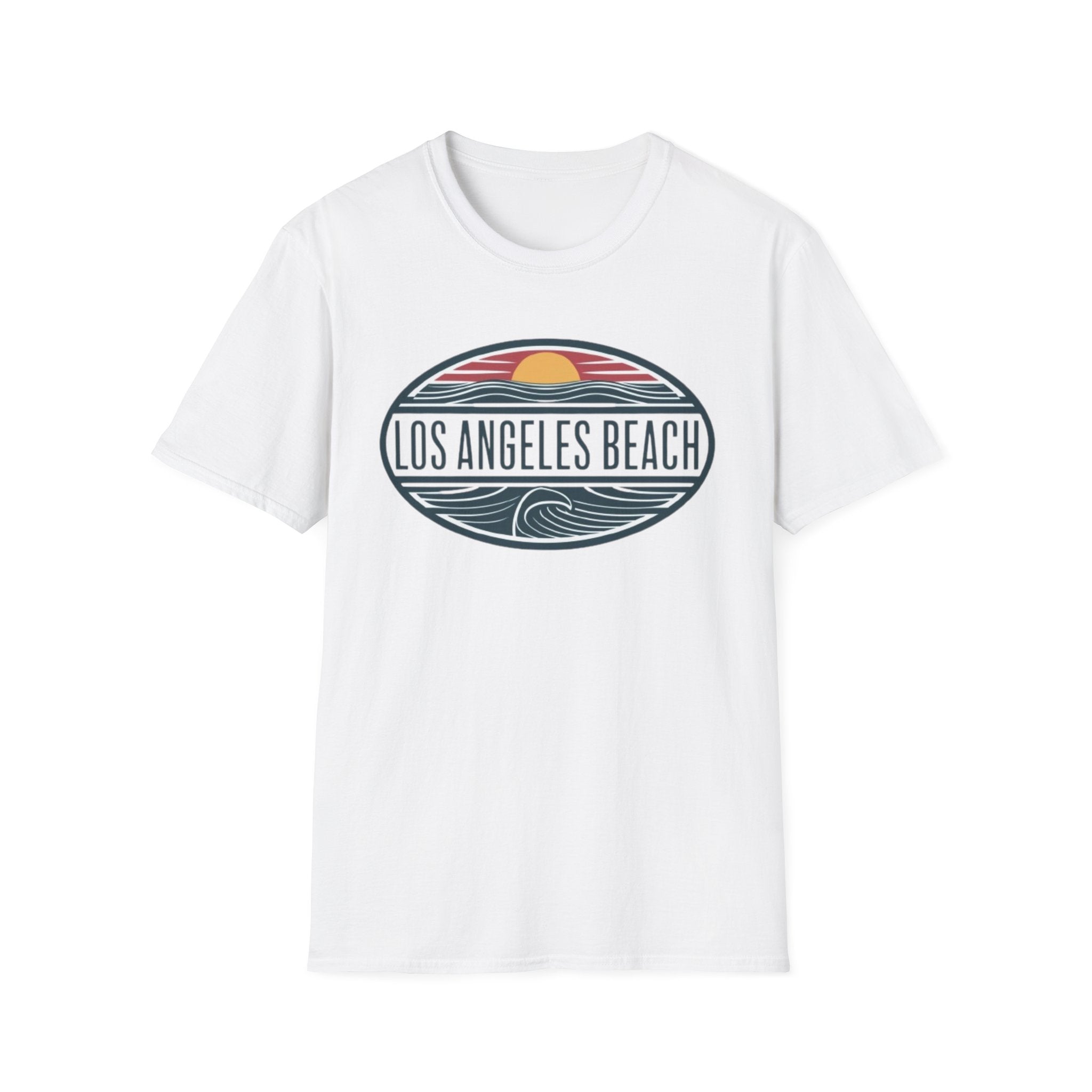 Los Angeles Beach T-Shirt — Retro Sunset Surf Graphic Tee