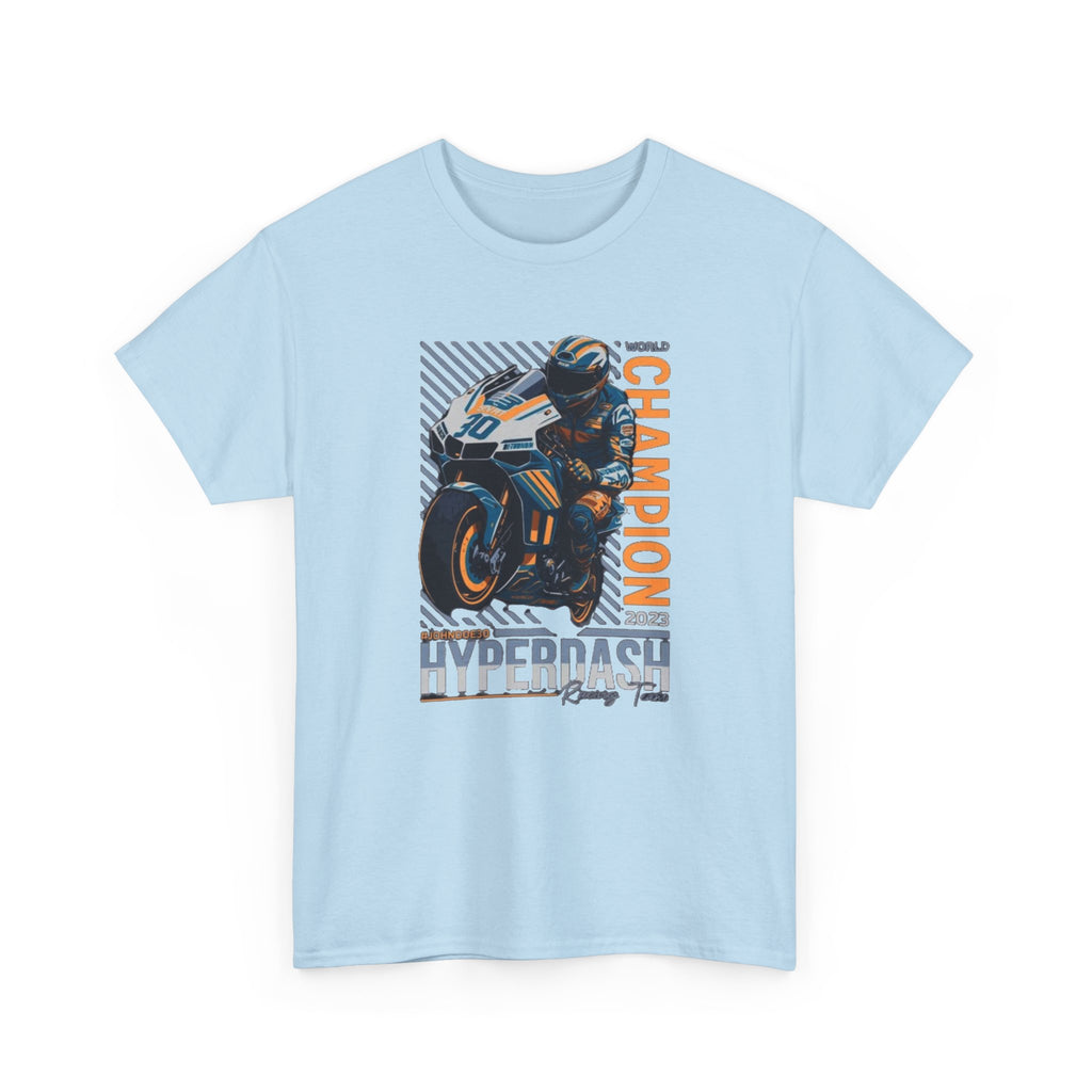 Motorcycle Champion Tee — Hyperdash Racing Graphic T‑Shirt