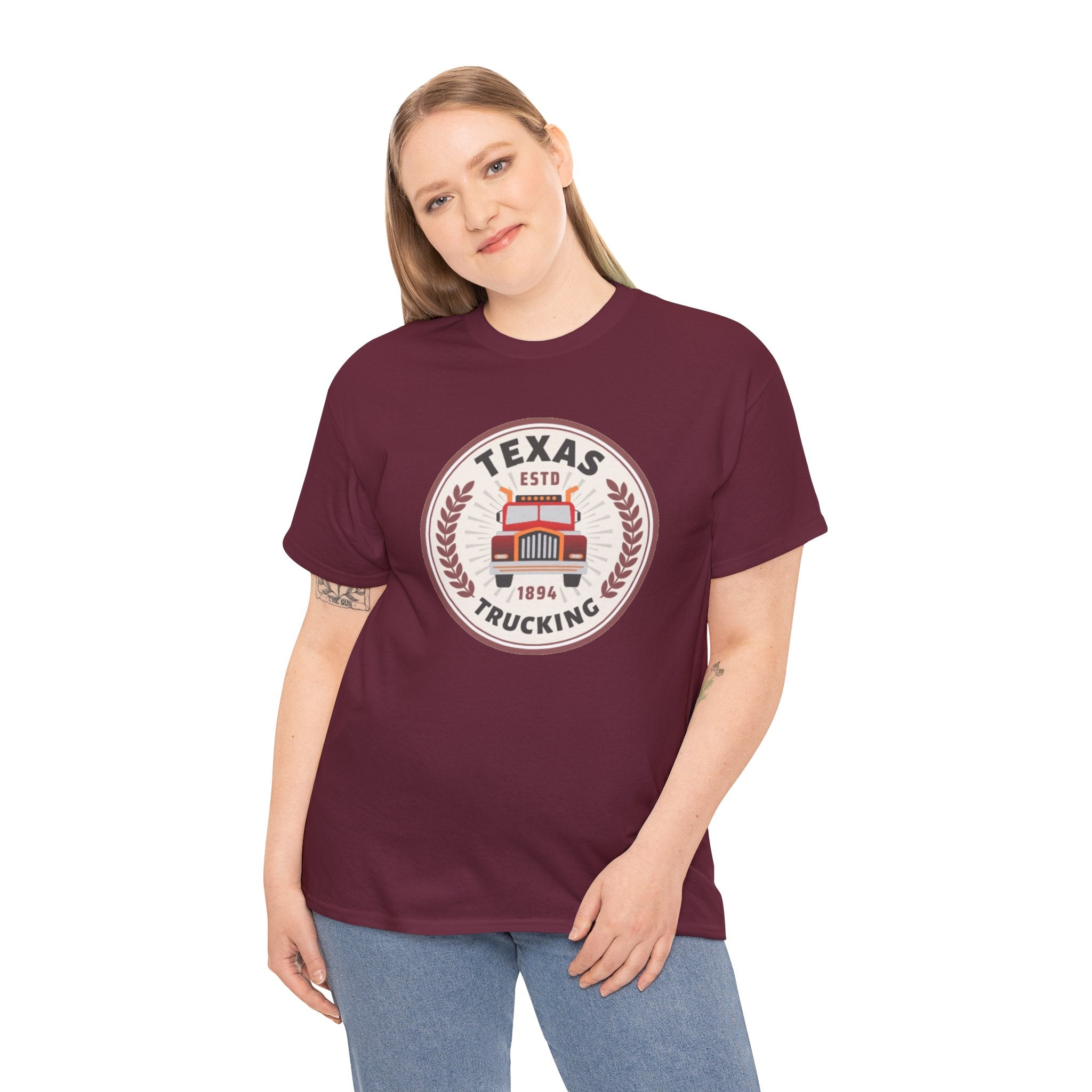 Texas Trucking Vintage Logo T‑Shirt