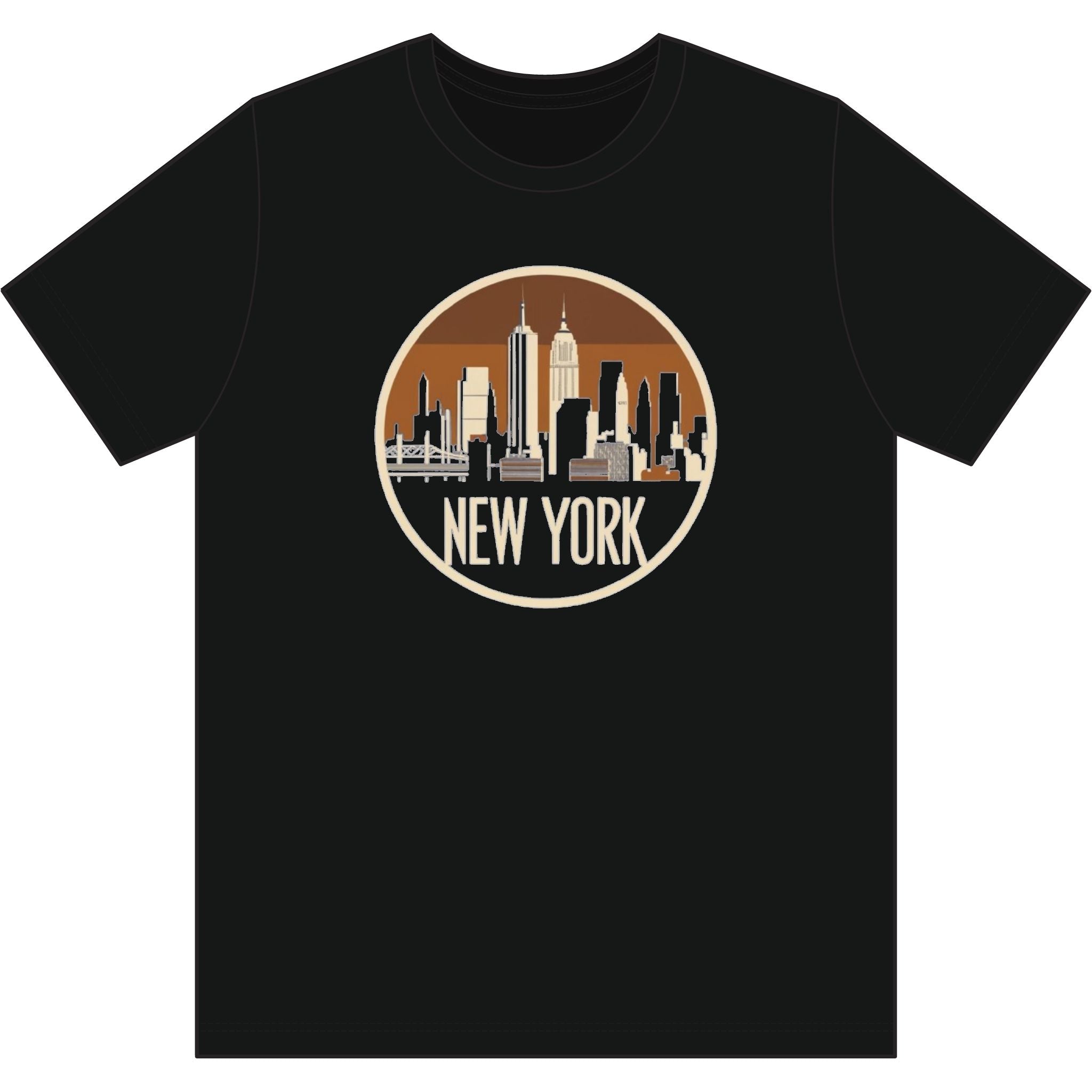 New York Skyline T-Shirt — Vintage Cityscape Tee