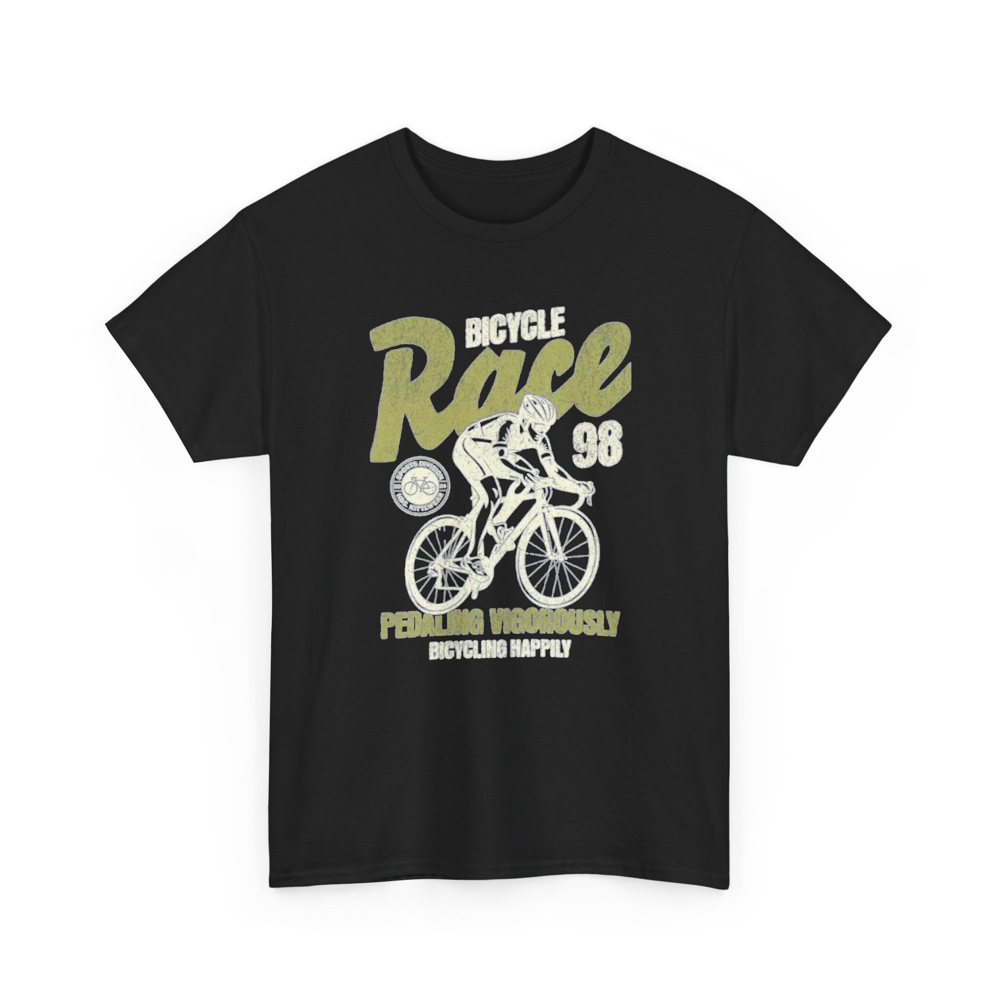 Bicycle Race 98 Vintage Cycling Tee — Retro Bike Rider Graphic T‑Shirt