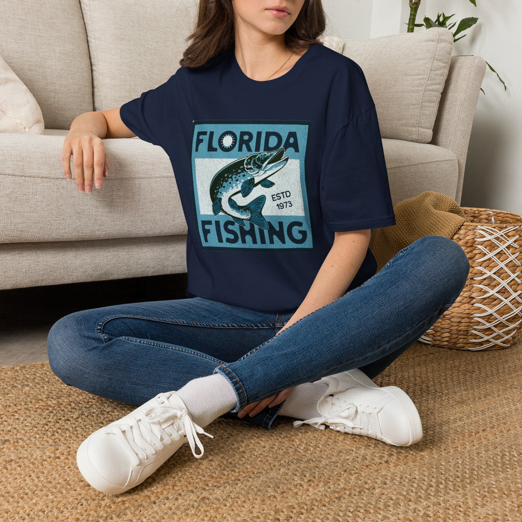 Florida Fishing T-Shirt — Vintage Tarpon Graphic Tee