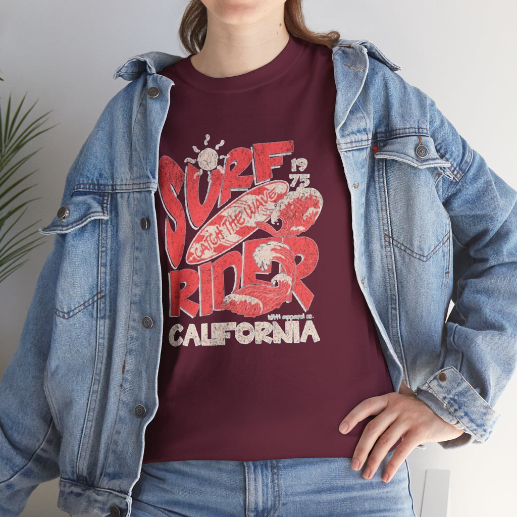 Surf Rider California T-Shirt – Retro Vintage Surf Tee