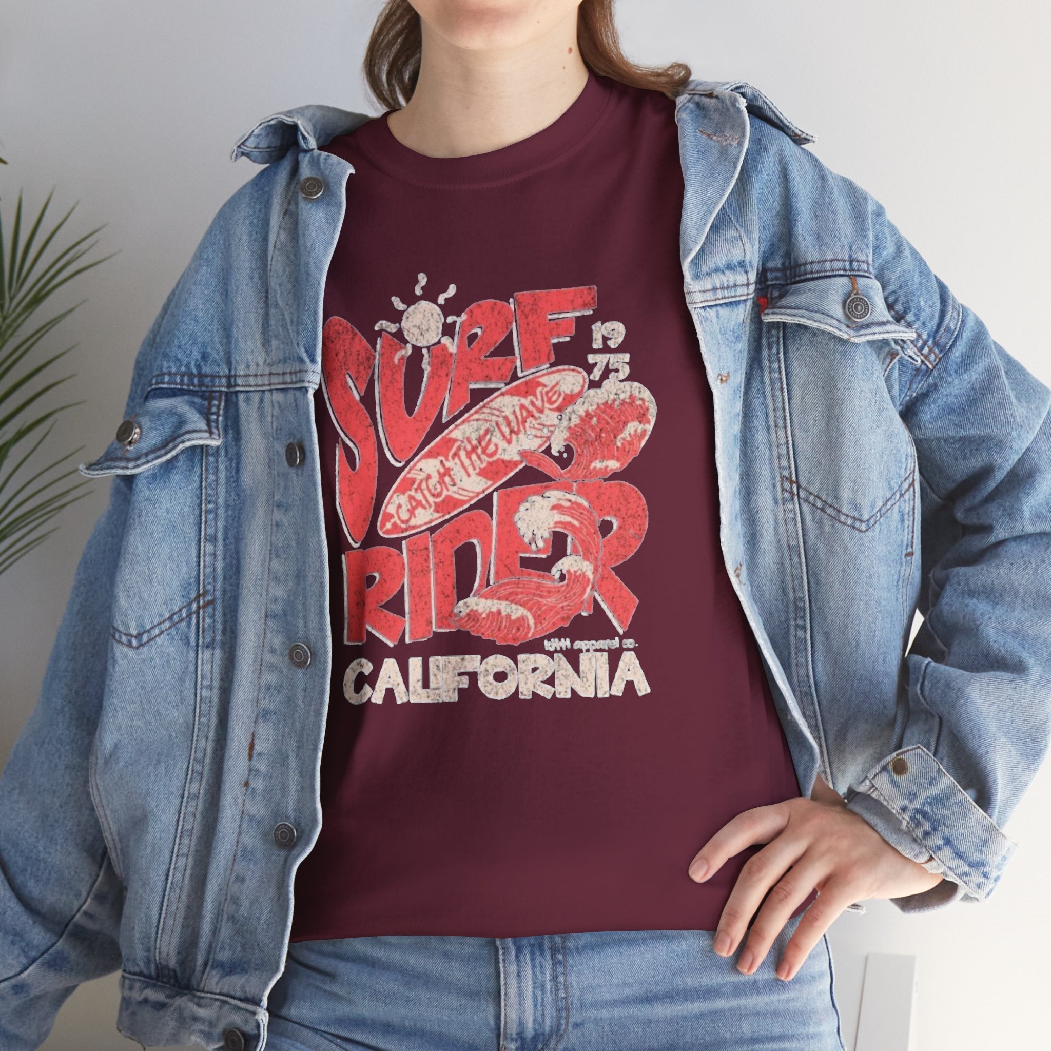 Surf Rider California T-Shirt – Retro Vintage Surf Tee