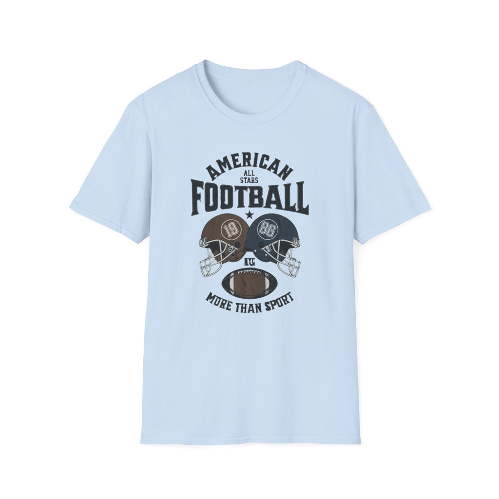 Football Helmet T-Shirt — "American All Stars Football" Vintage Sports Tee