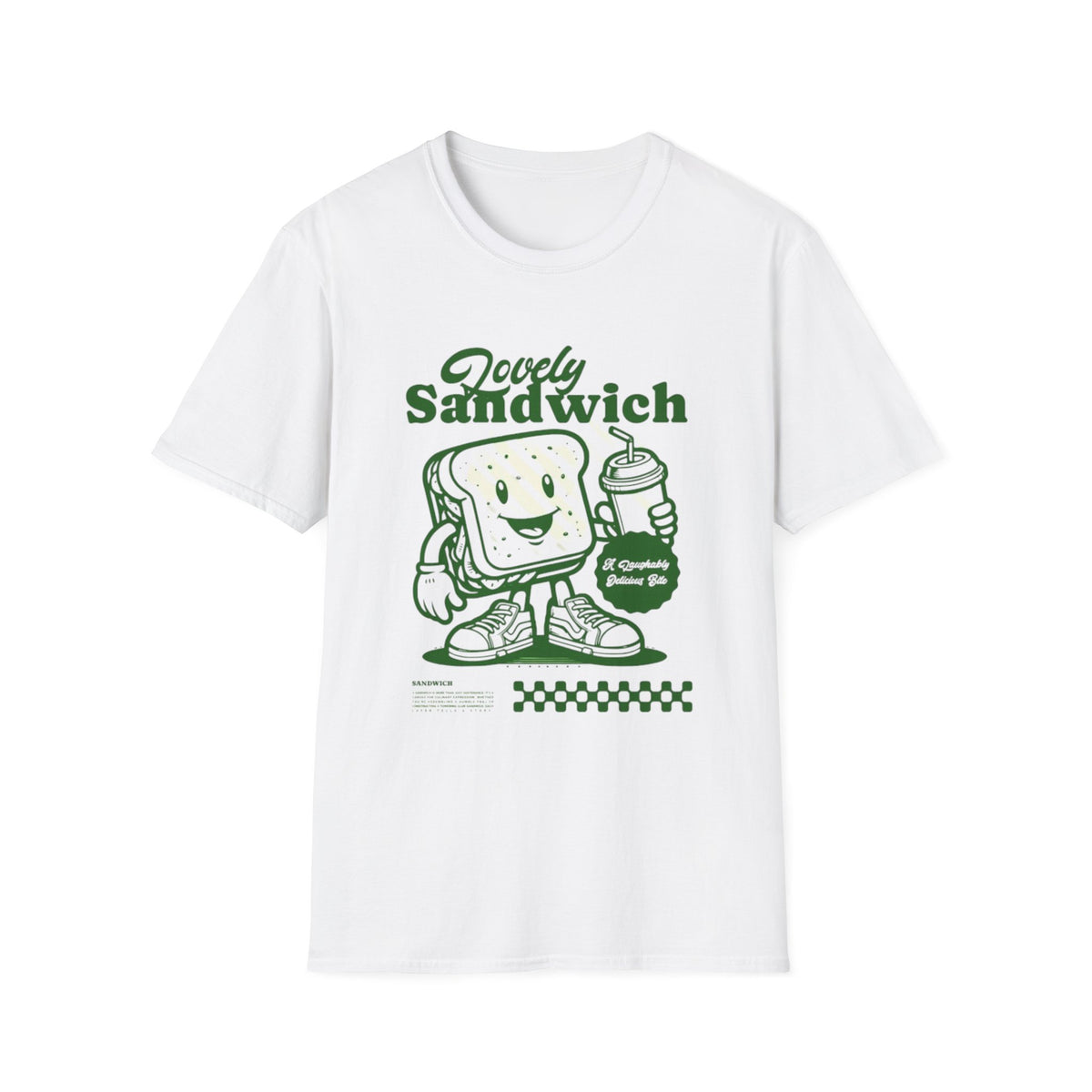 Lovely Sandwich Retro Graphic T-Shirt