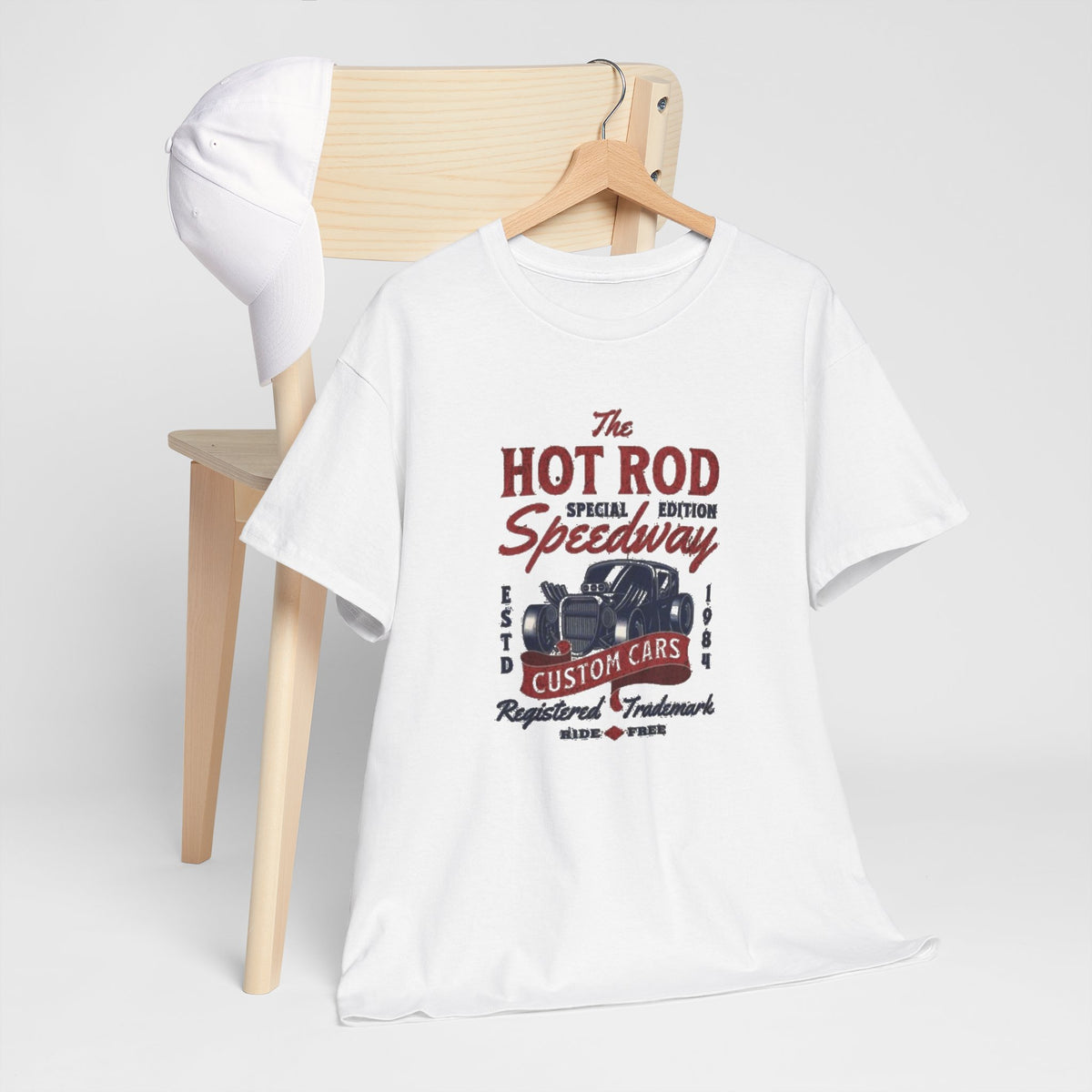Hot Rod Speedway T-Shirt — Vintage Custom Cars Tee