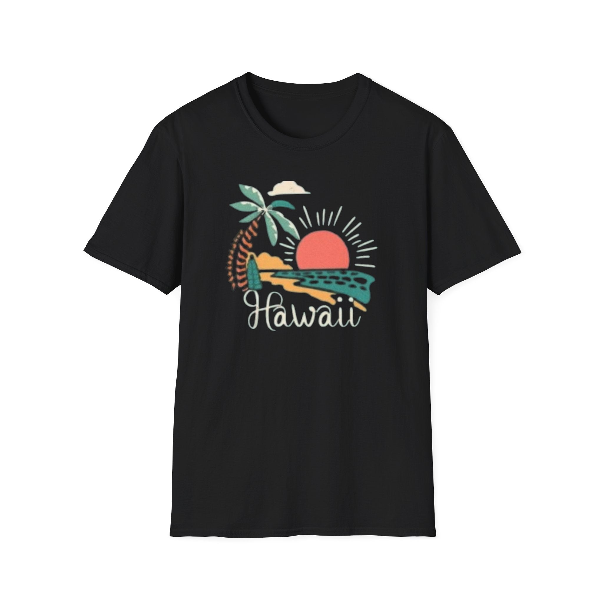 Hawaii Sunset Palm T-Shirt