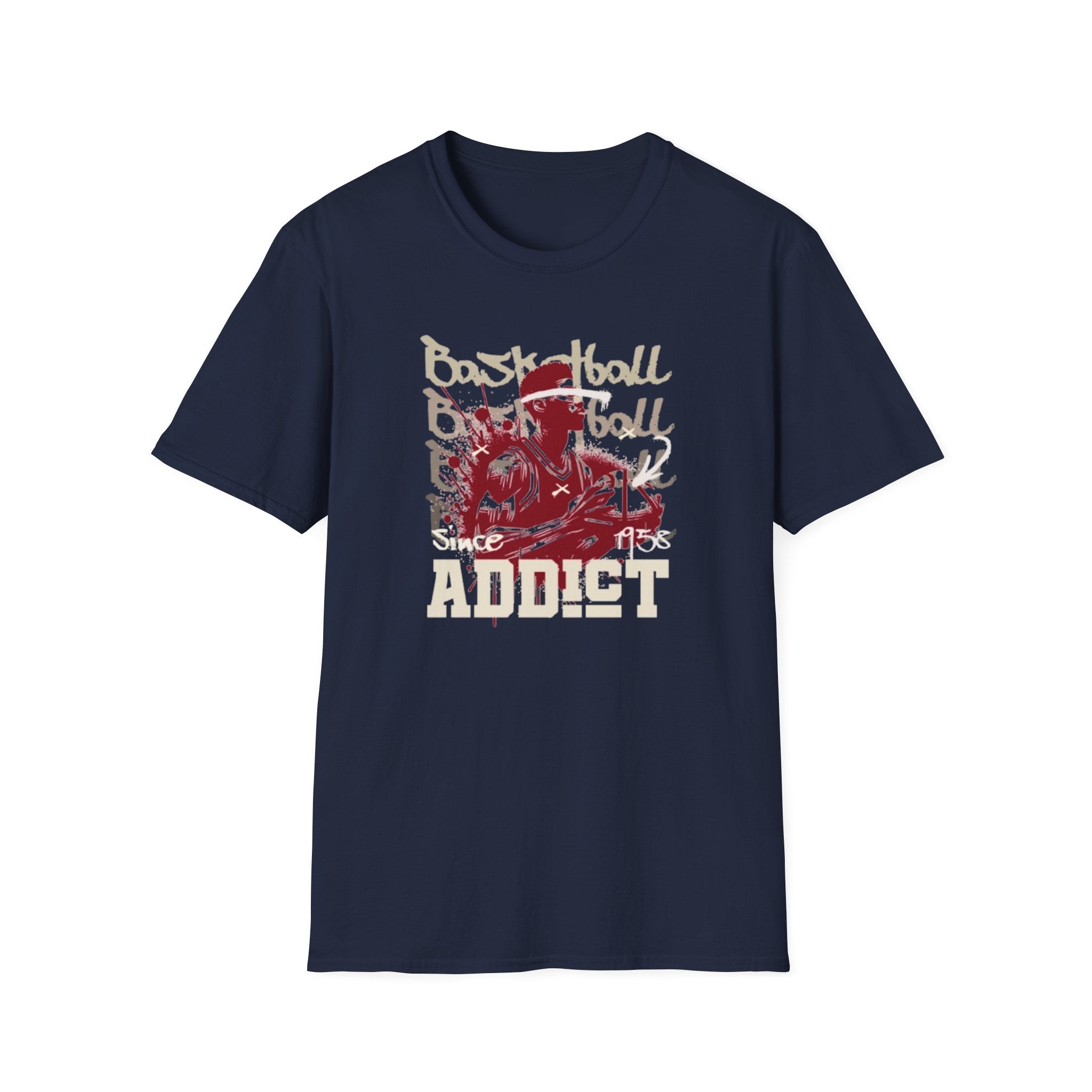Basketball Player Graphic T-Shirt — Retro Streetball Tee