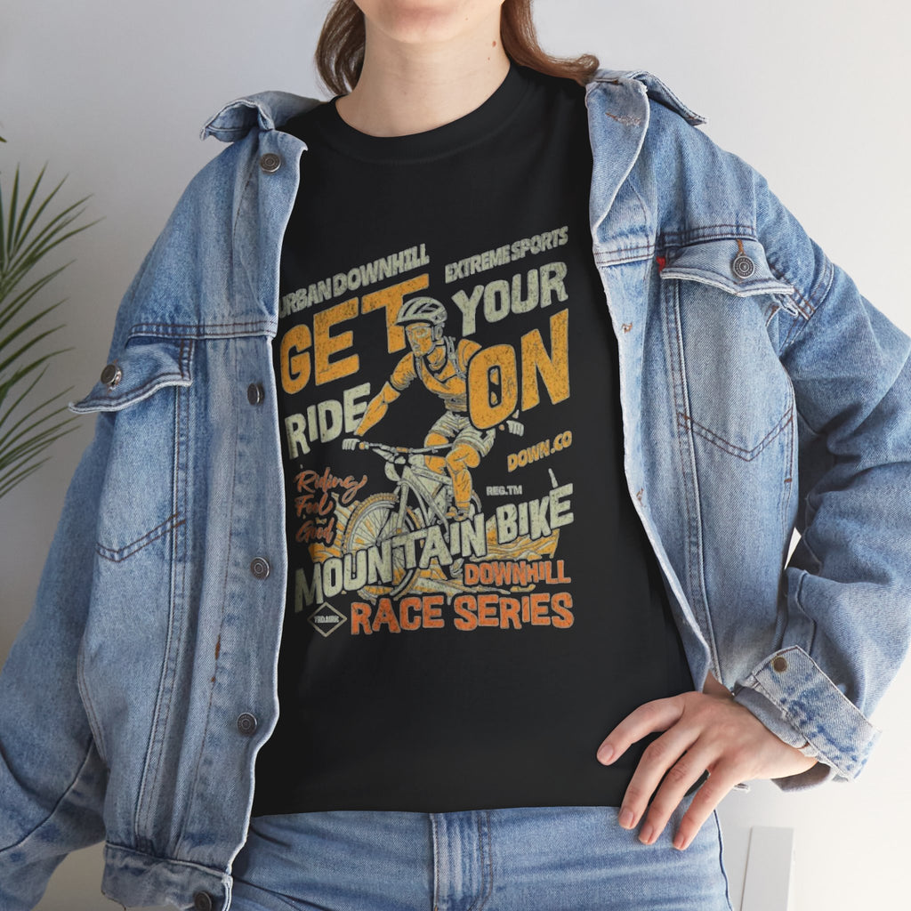Get Your Ride On Mountain Bike Tee — Vintage MTB Race Series T‑Shirt