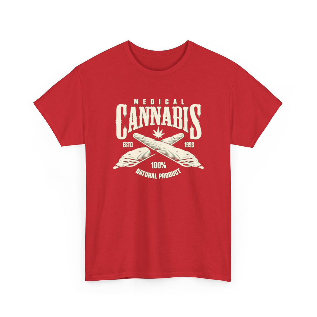 Medical Cannabis T-Shirt — 100% Natural Product Vintage Herb Tee