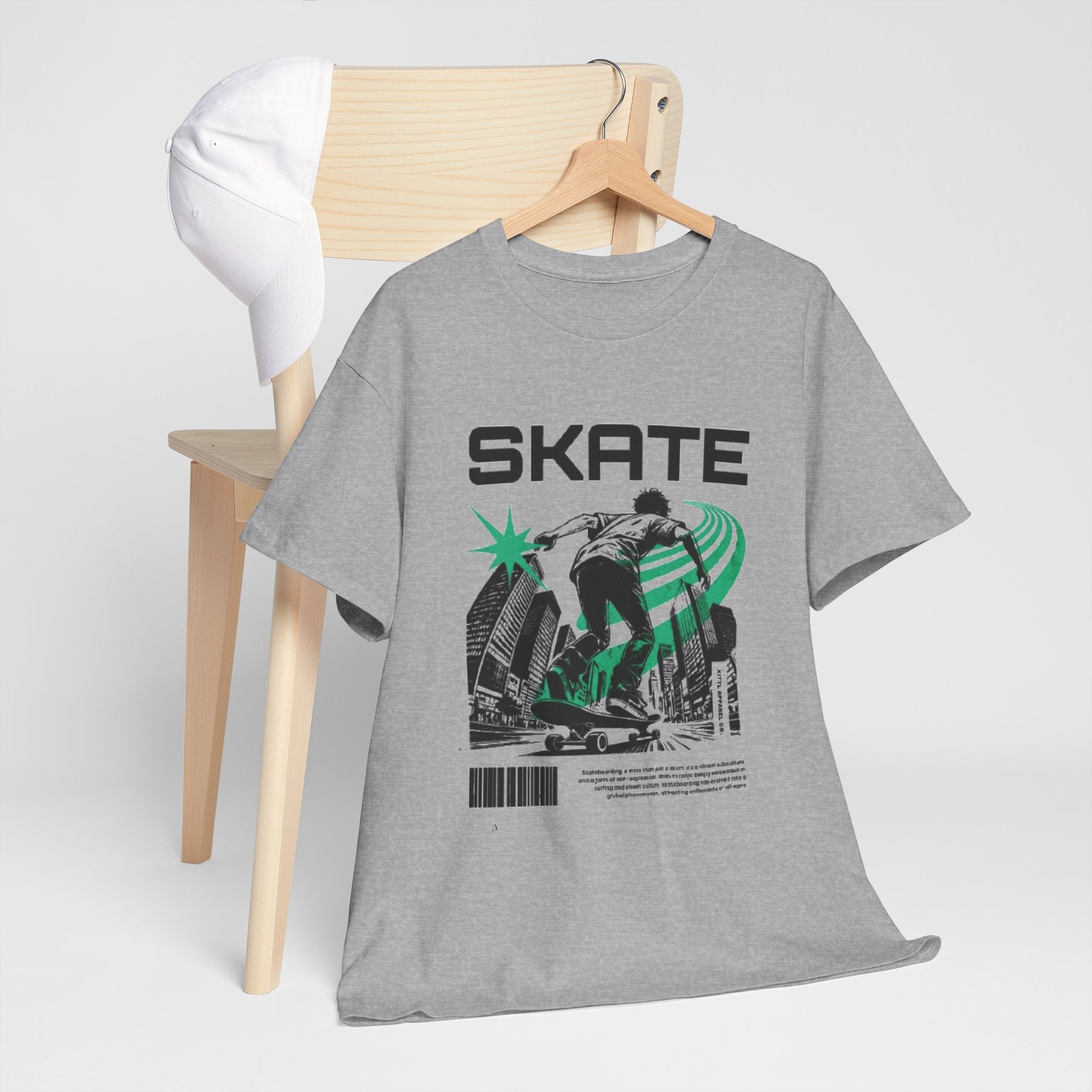 Skate Graphic T-Shirt — Retro Urban Skateboarding Tee