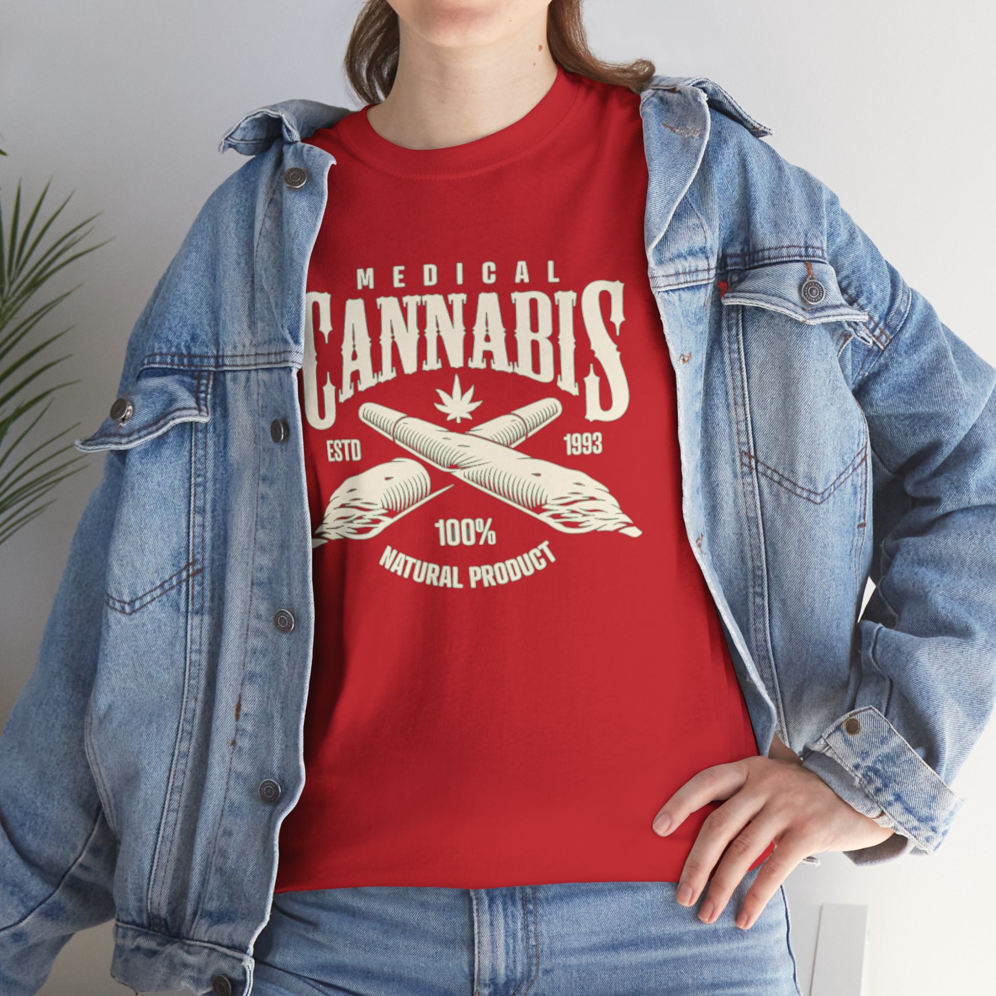 Medical Cannabis T-Shirt — 100% Natural Product Vintage Herb Tee