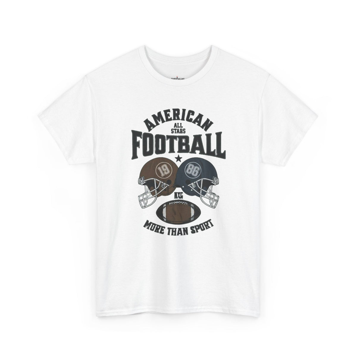 American Football Tee - "More Than Sport" Helmet Graphic T-Shirt