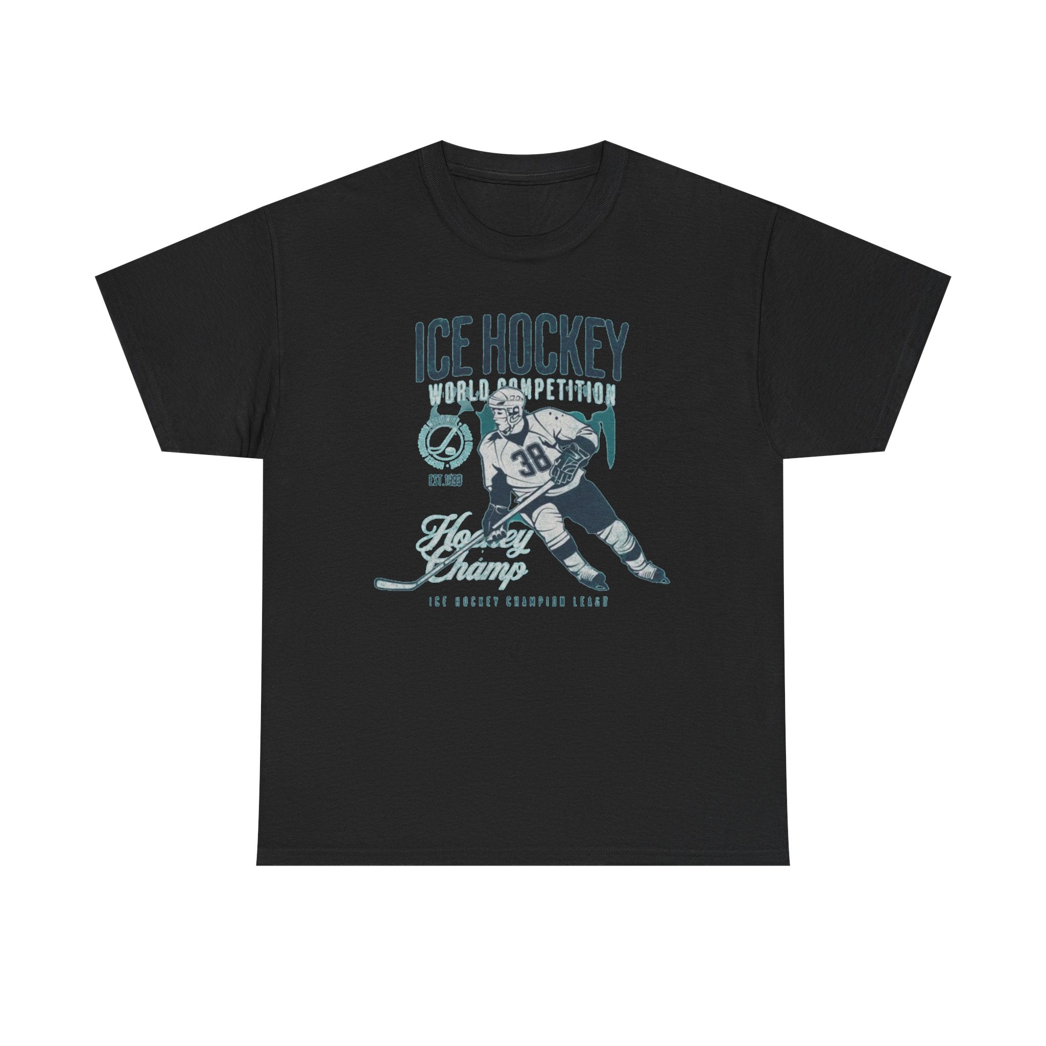Ice Hockey Player Vintage Graphic Tee