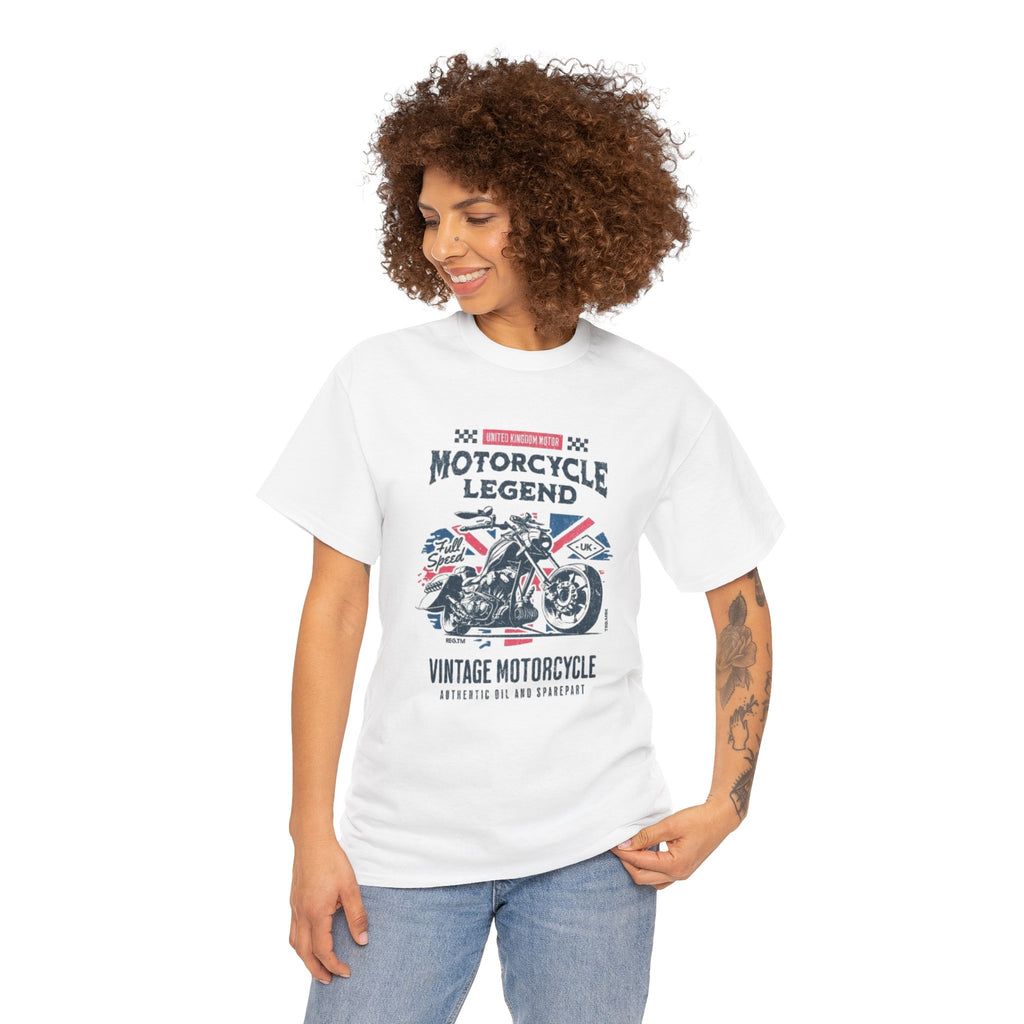 Motorcycle Legend Tee - Vintage Motorcycle Graphic T-Shirt