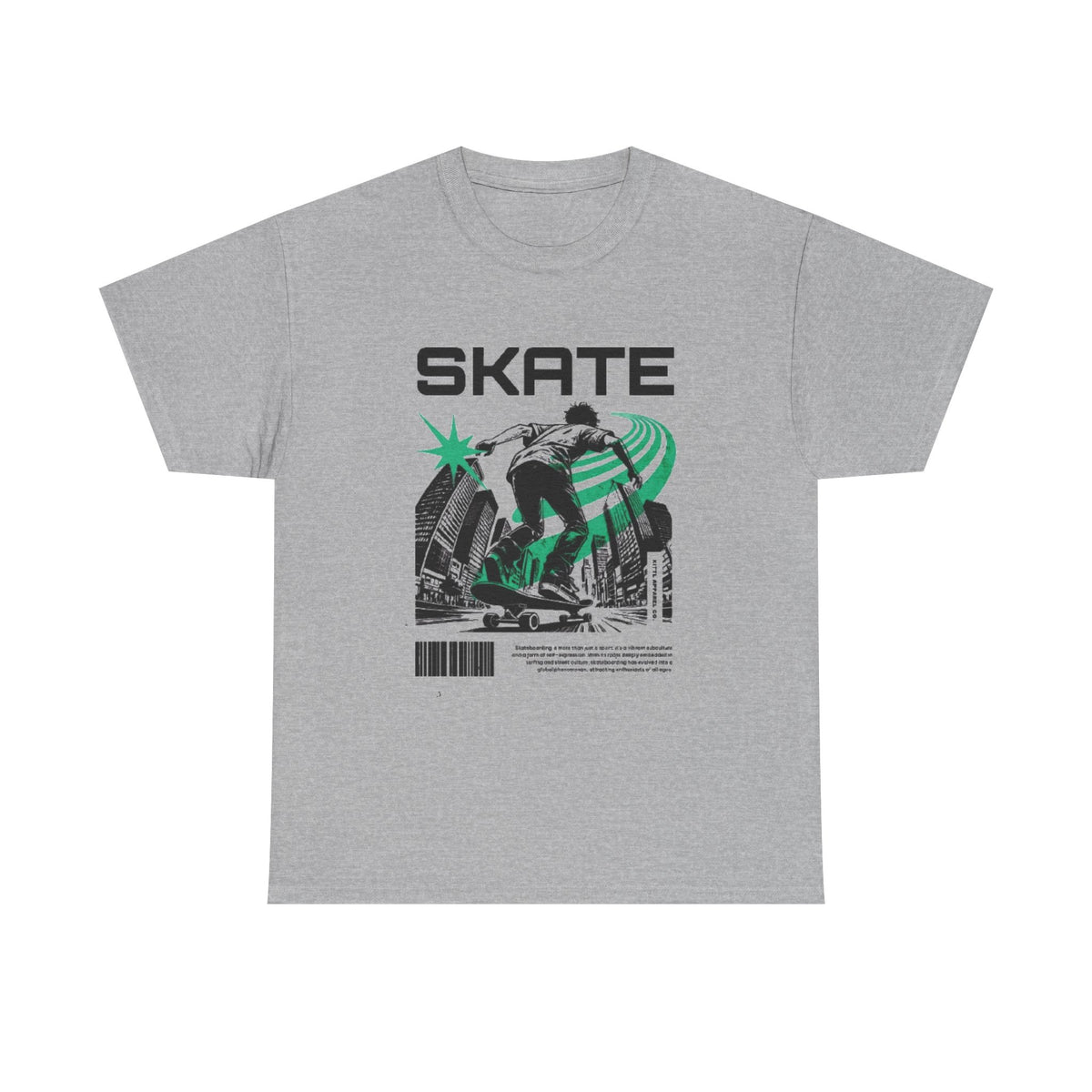 Skate Graphic T-Shirt — Retro Urban Skateboarding Tee