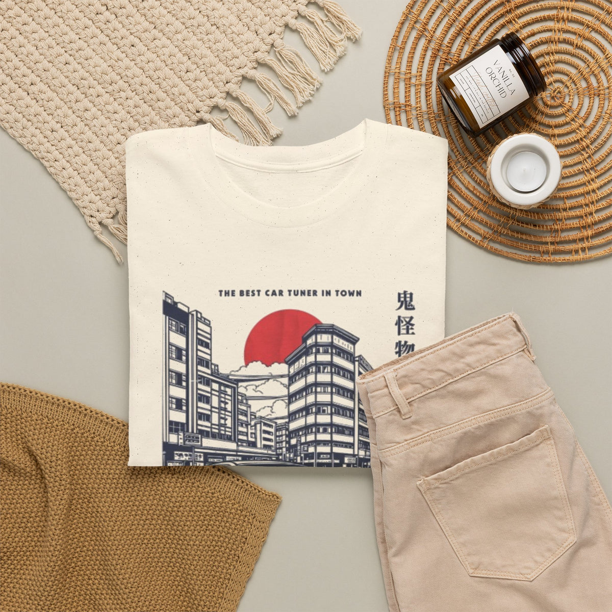 JDM Skyline Car Tee — "demonsta" Japanese Street Racing Graphic Shirt