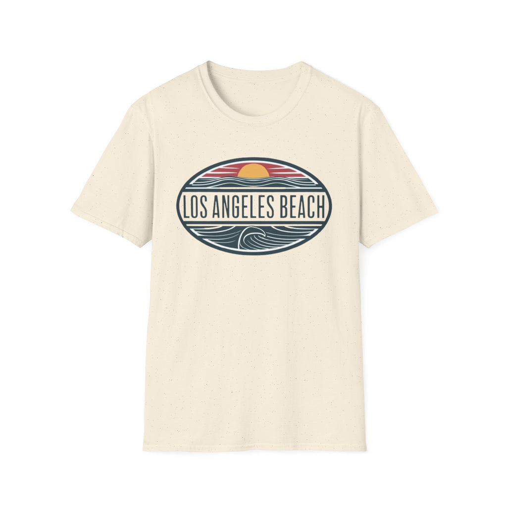 Los Angeles Beach T-Shirt — Retro Sunset Surf Graphic Tee