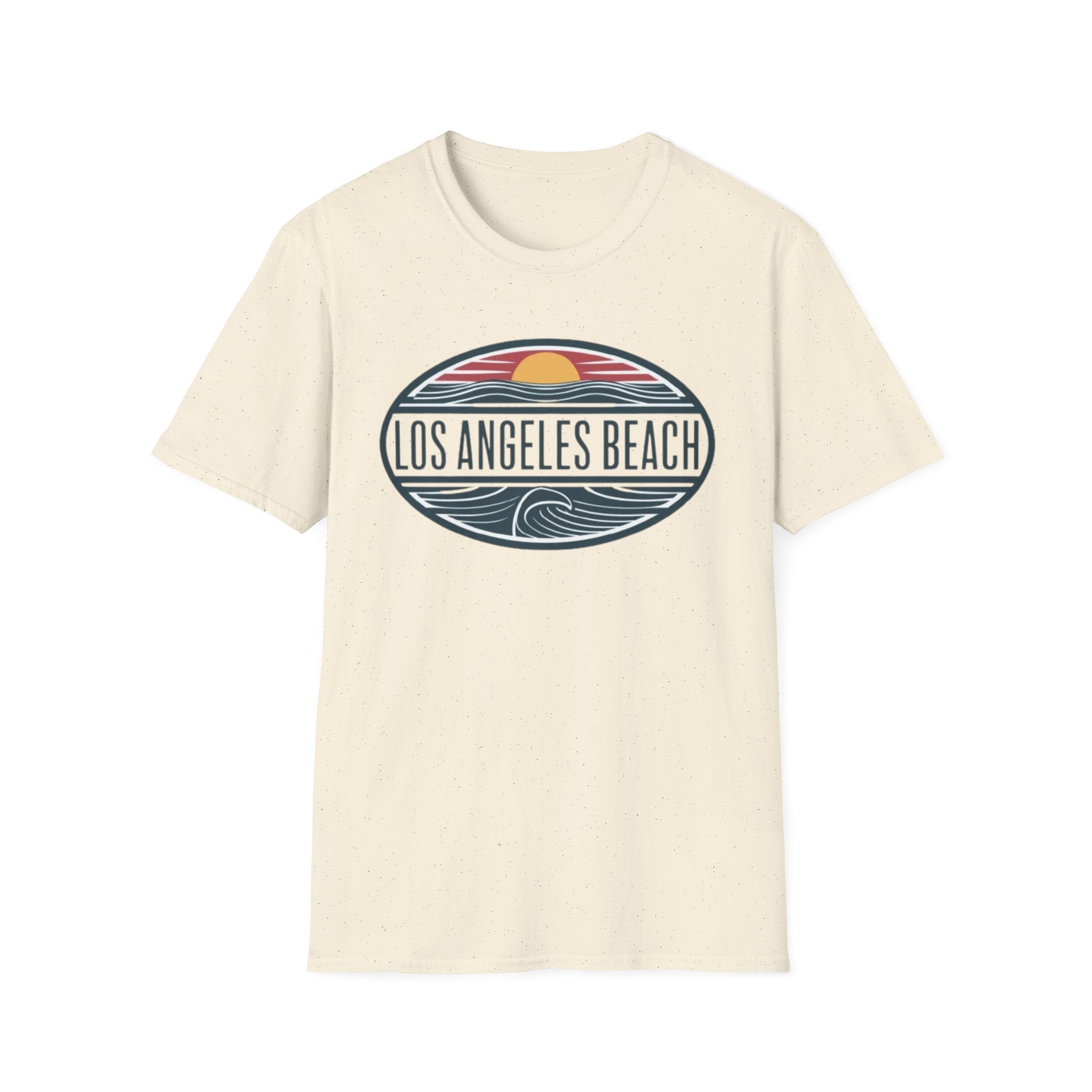Los Angeles Beach T-Shirt — Retro Sunset Surf Graphic Tee