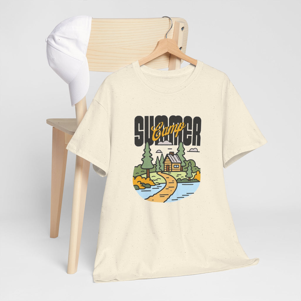 Summer Camp Tee — Retro Lakeside Cottage Graphic T-Shirt